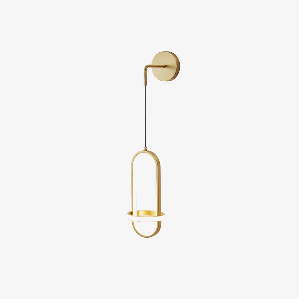 Oval Brass Wall Light - Blowlighting