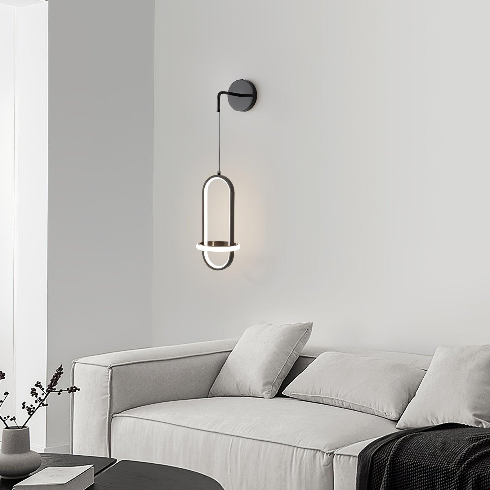 Oval Brass Wall Light - Blowlighting