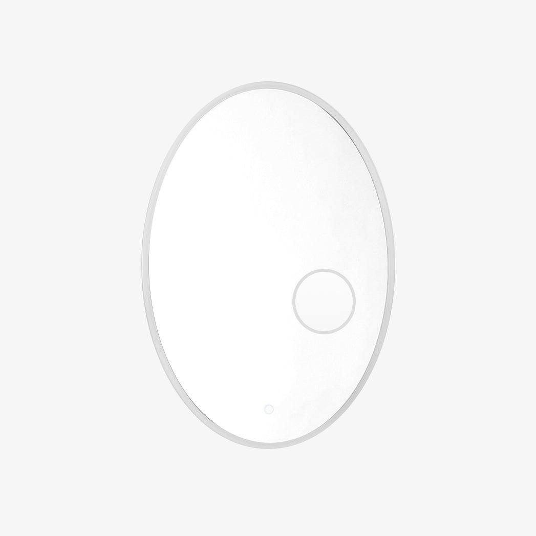 Ovariel Oval Mirror Metal Plastic Wall Light - Blowlighting