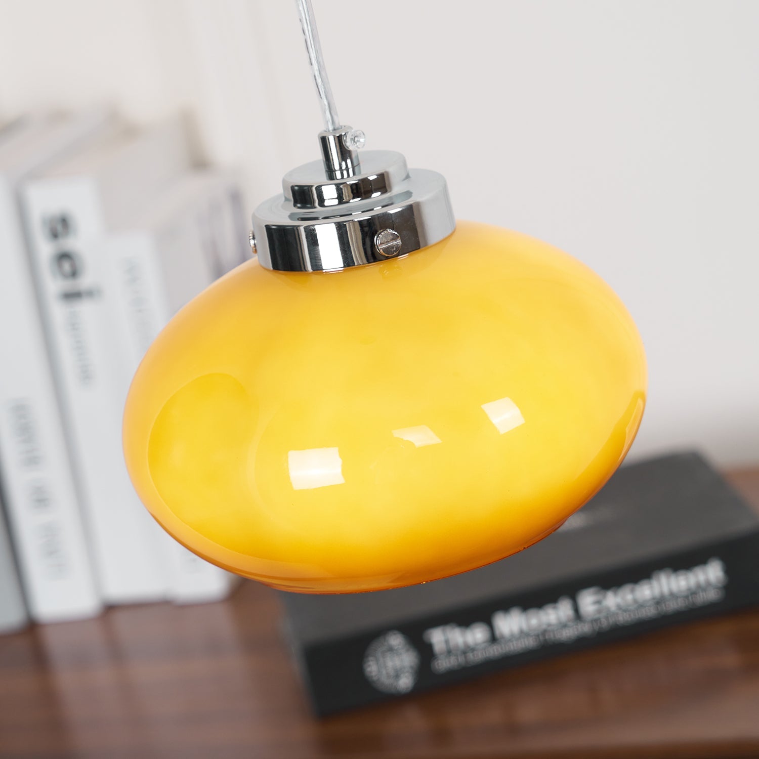 Oval Persimmon Pendant Light - Blowlighting