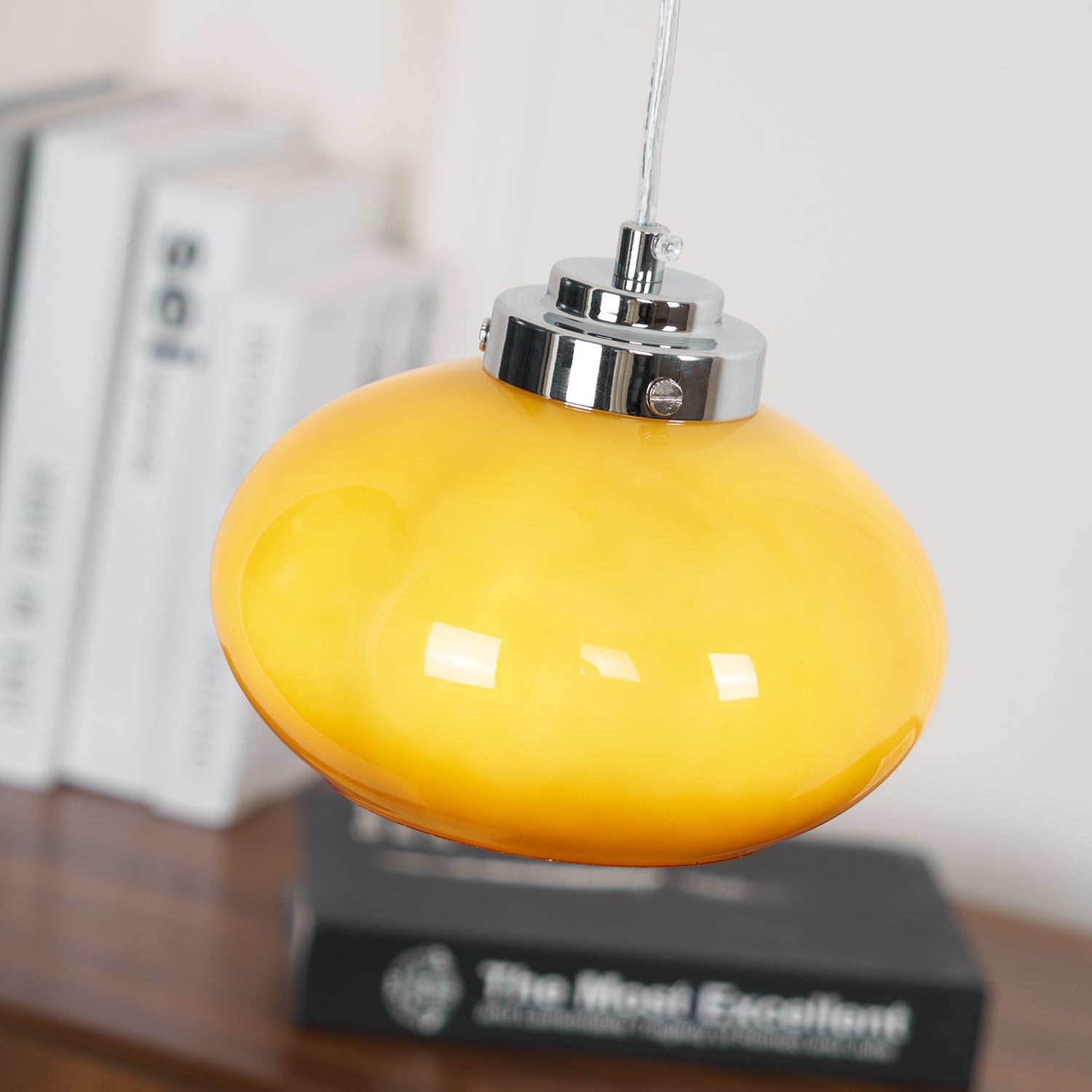 Oval Persimmon Pendant Light - Blowlighting