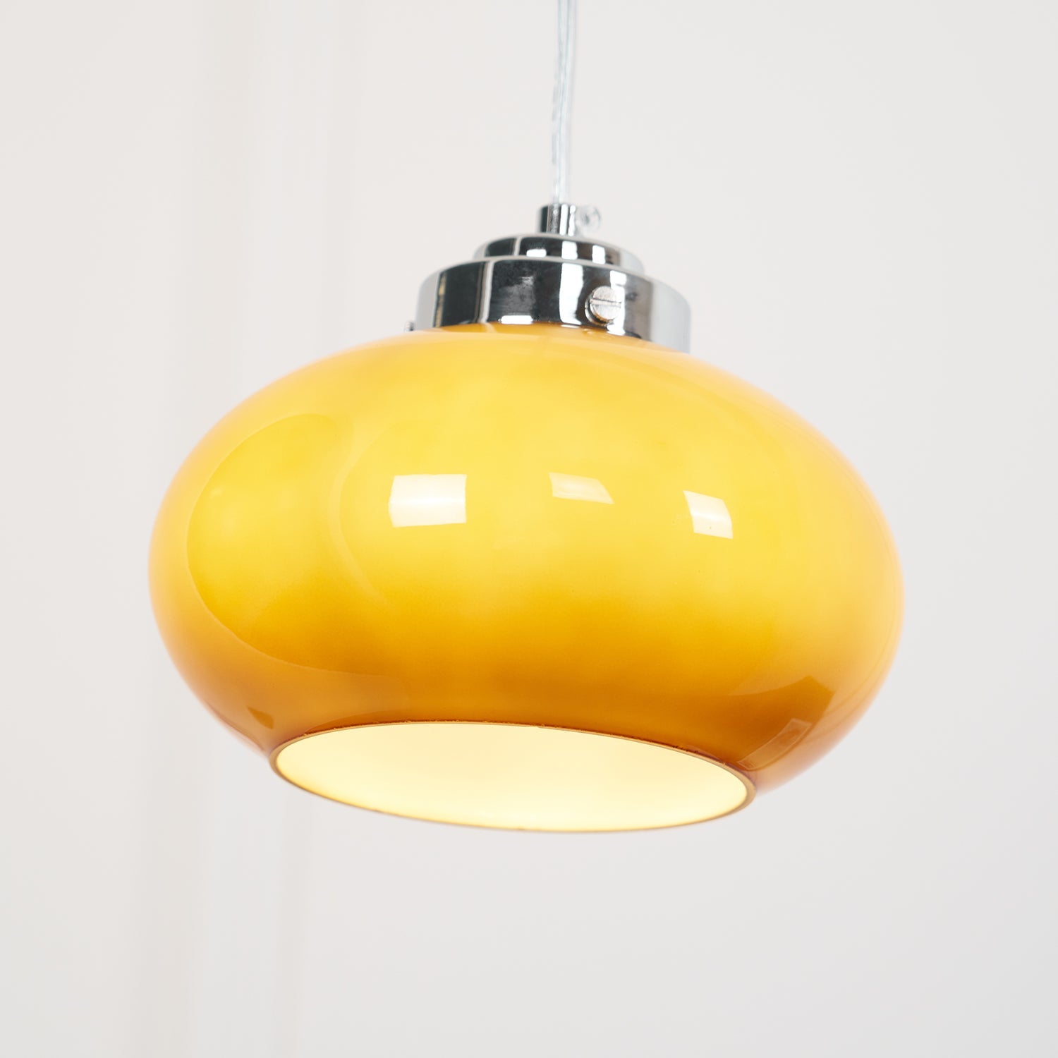 Oval Persimmon Pendant Light - Blowlighting