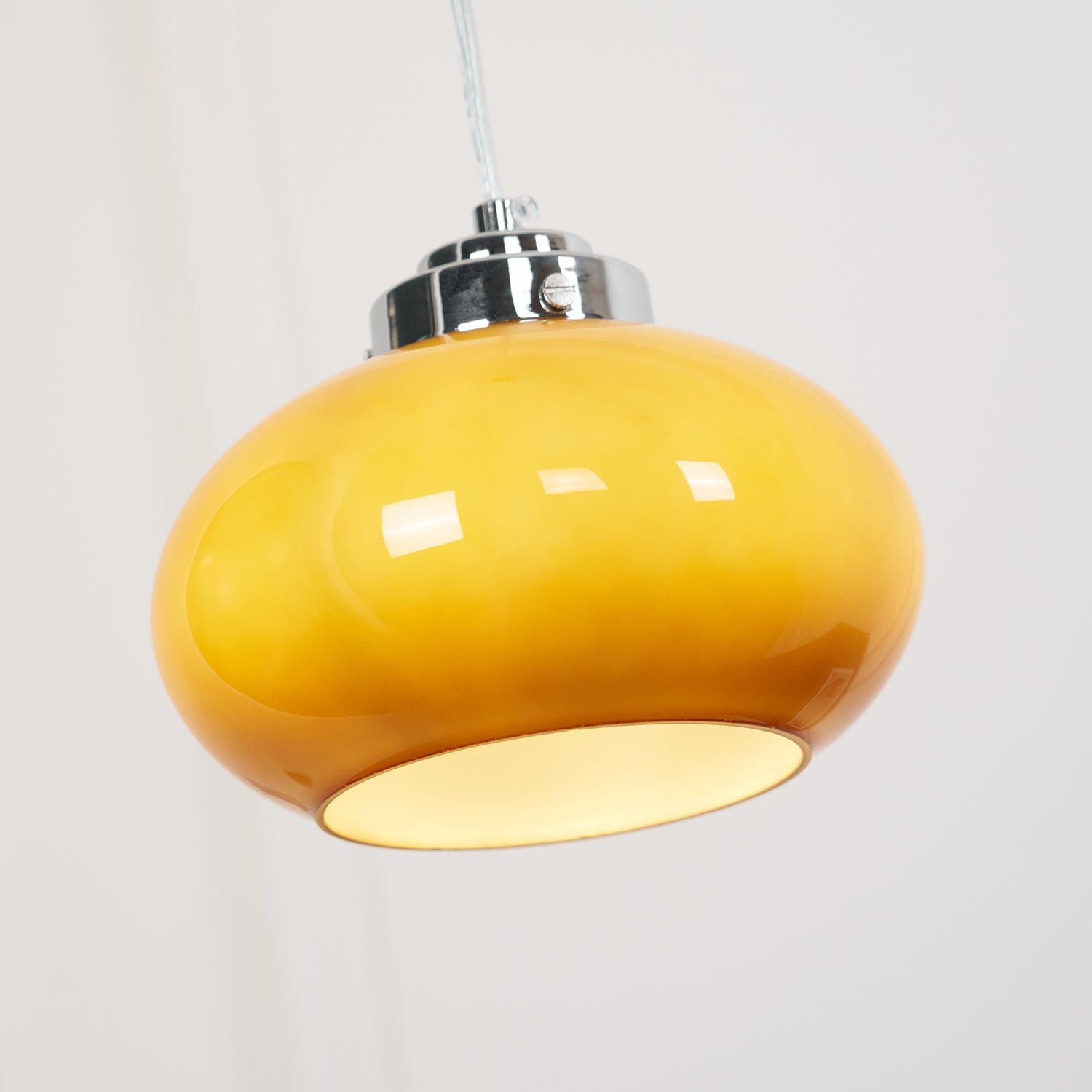 Oval Persimmon Pendant Light - Blowlighting