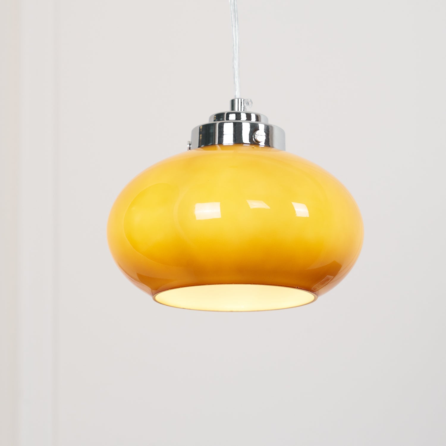 Oval Persimmon Pendant Light - Blowlighting
