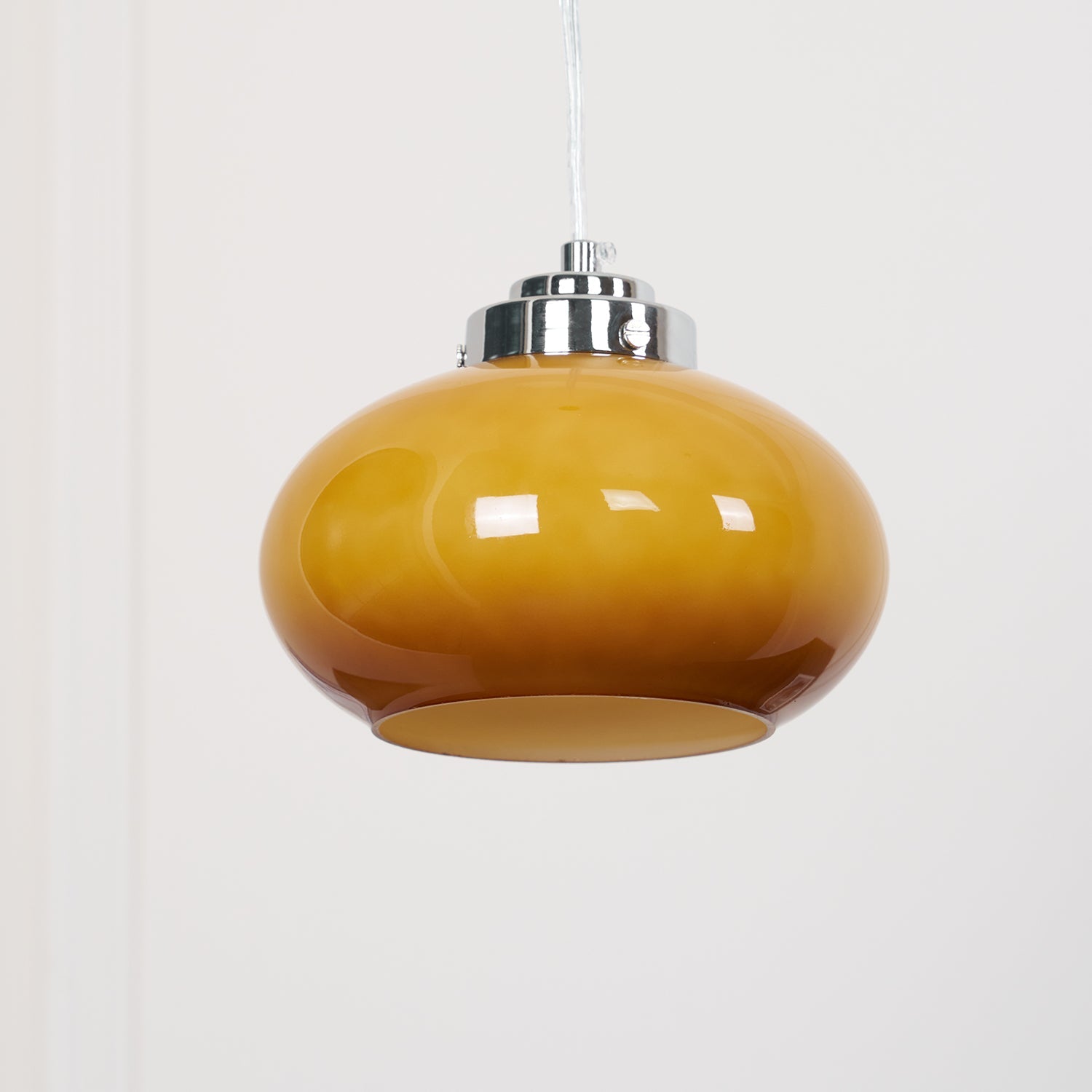 Oval Persimmon Pendant Light - Blowlighting