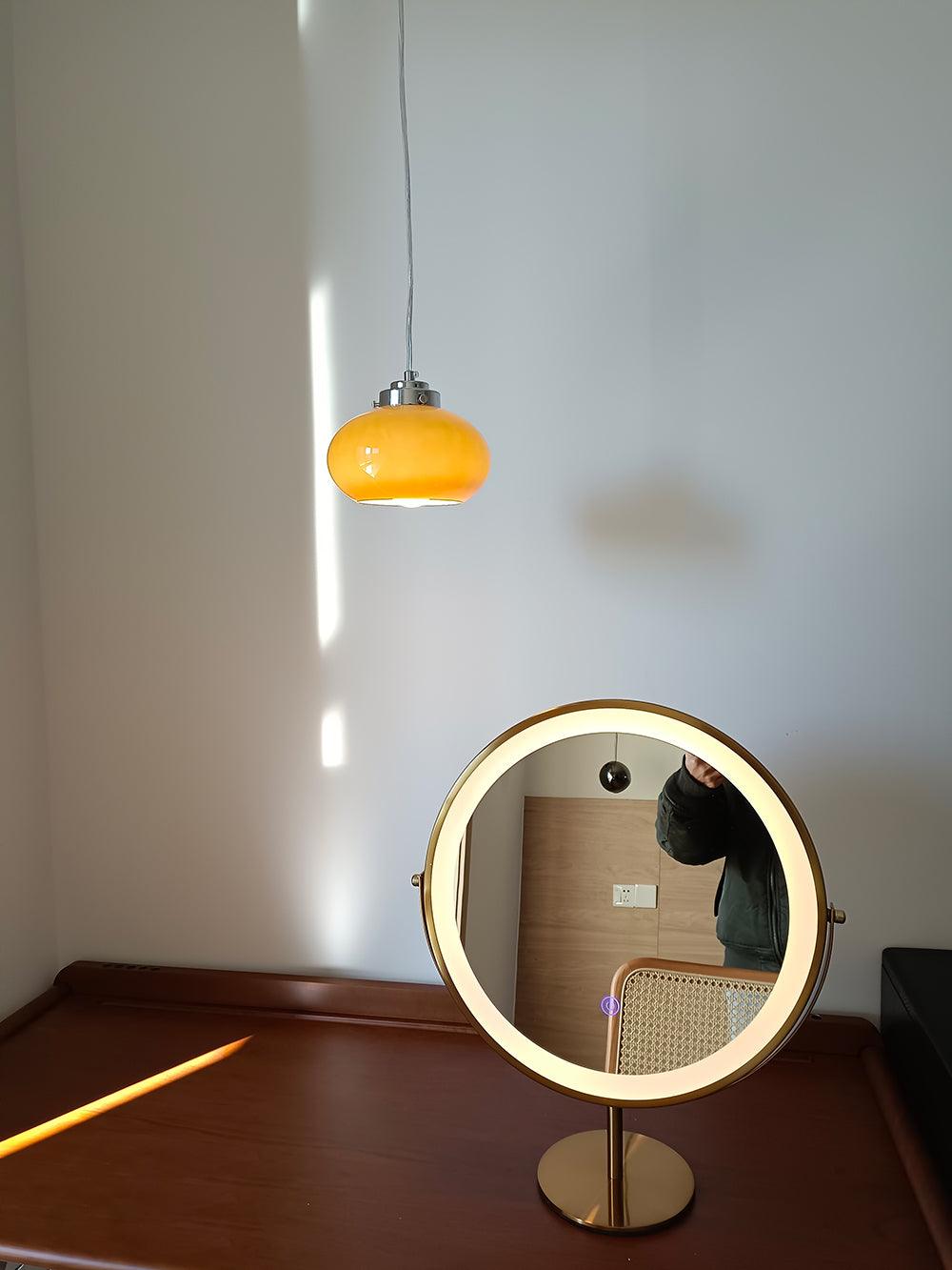 Oval Persimmon Pendant Light - Blowlighting