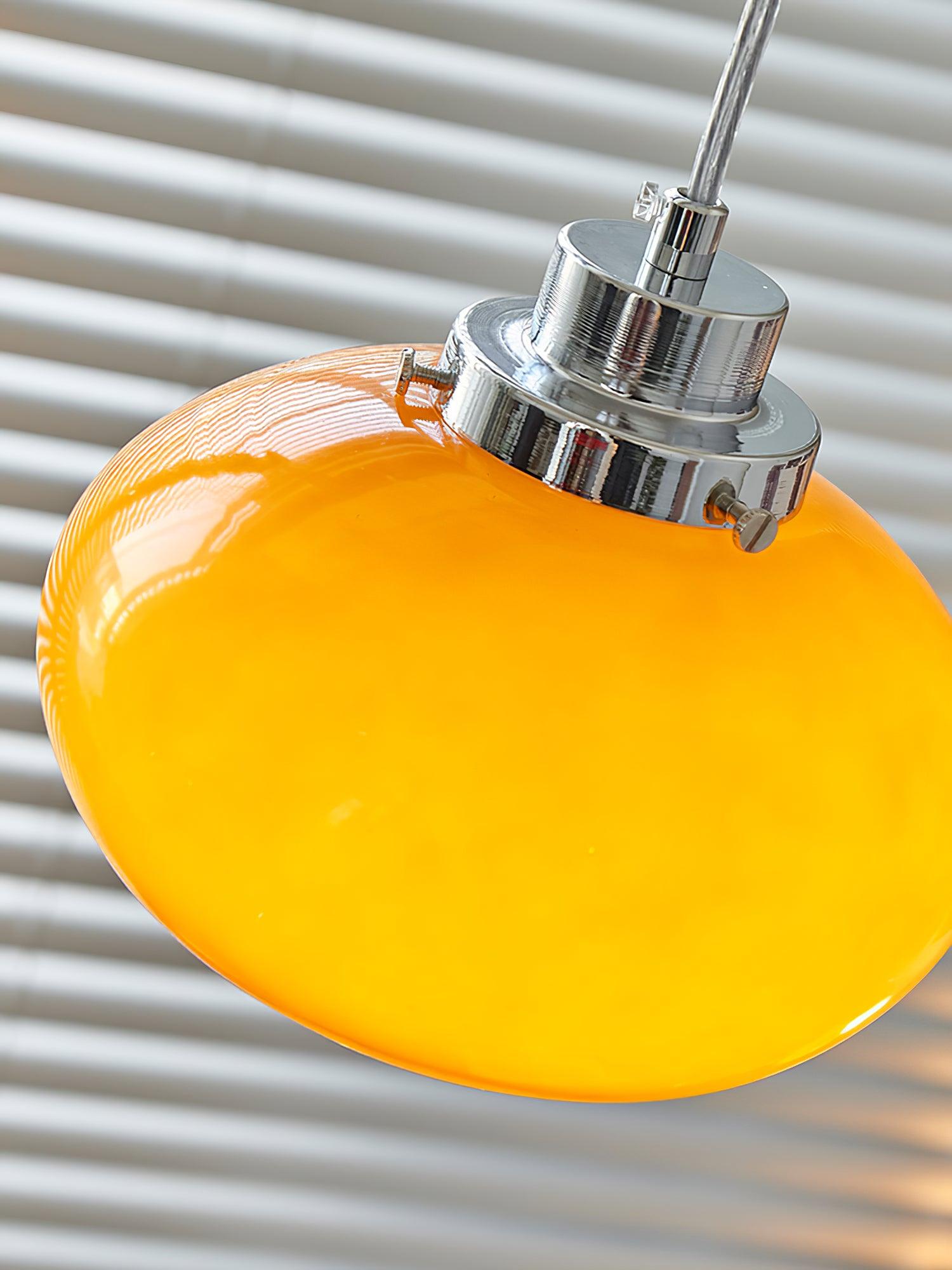 Oval Persimmon Pendant Light - Blowlighting