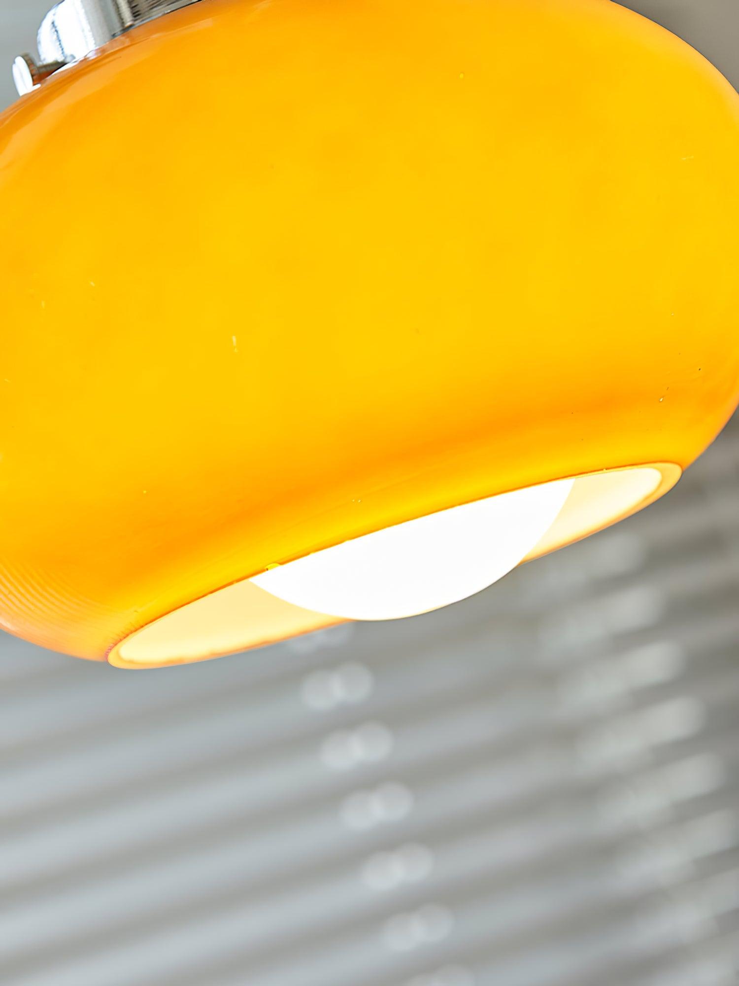 Oval Persimmon Pendant Light - Blowlighting