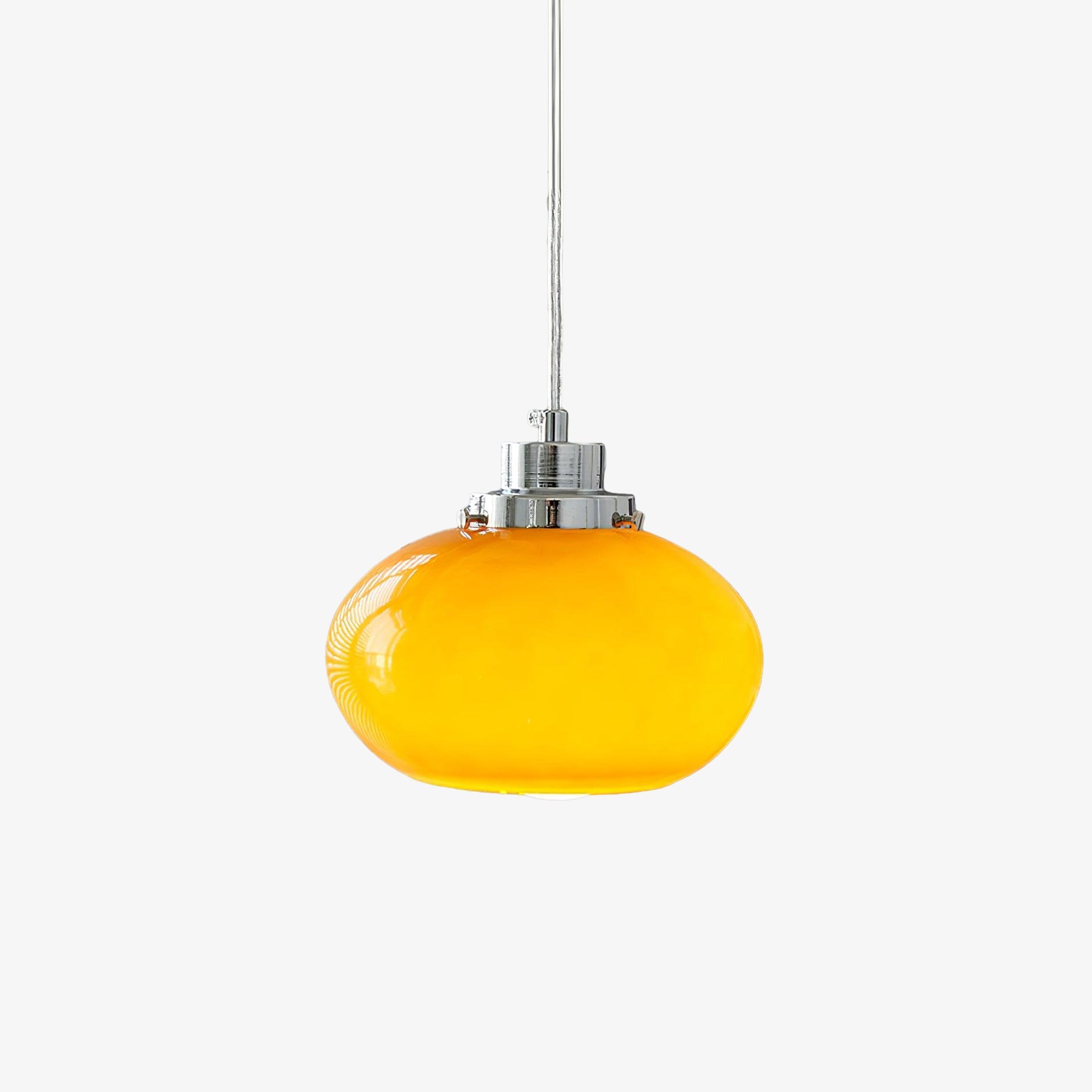 Oval Persimmon Pendant Light - Blowlighting