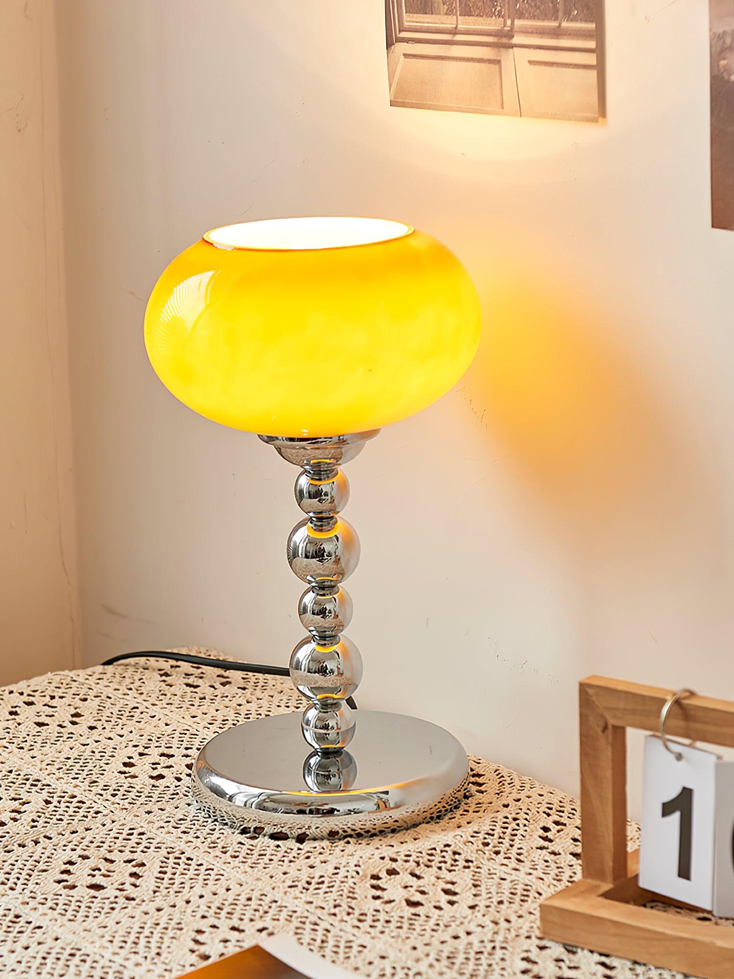 Oval Persimmon Table Light - Blowlighting