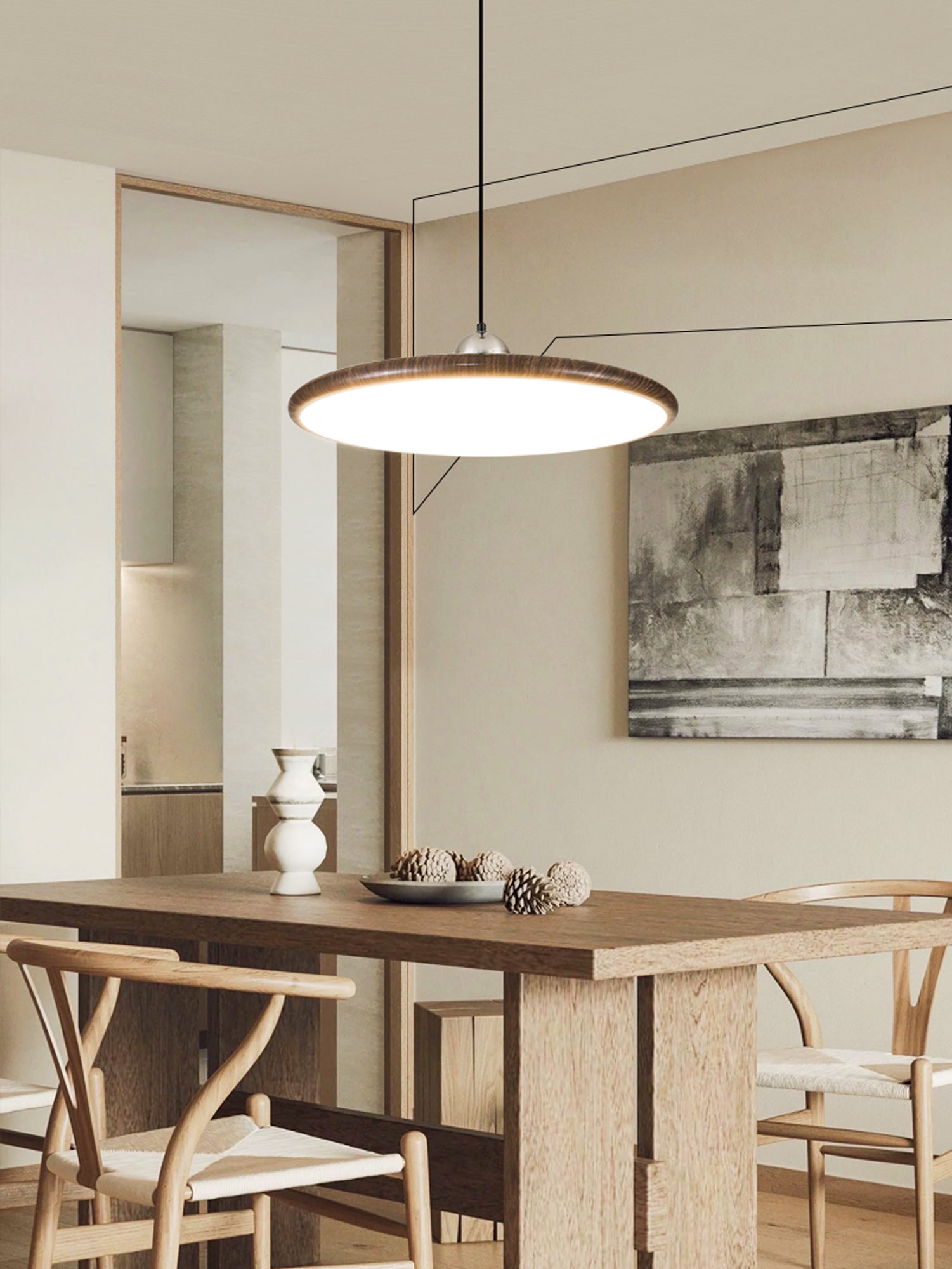 Chole Minimalist Metal Pendant Light - Blowlighting
