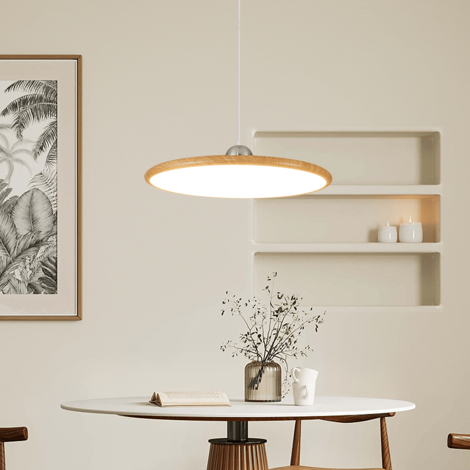 Chole Minimalist Metal Pendant Light - Blowlighting