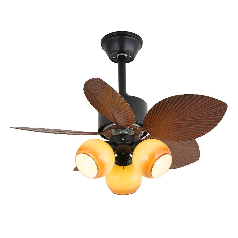 Liora Tropical Wood Ceiling Fan Light - Blowlighting