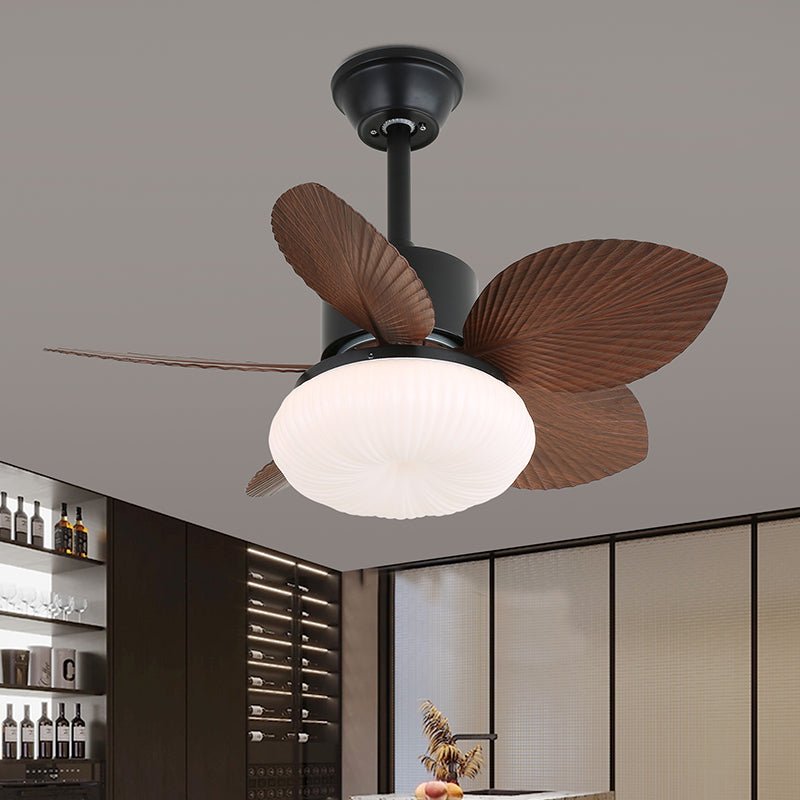 Liora Tropical Wood Ceiling Fan Light - Blowlighting