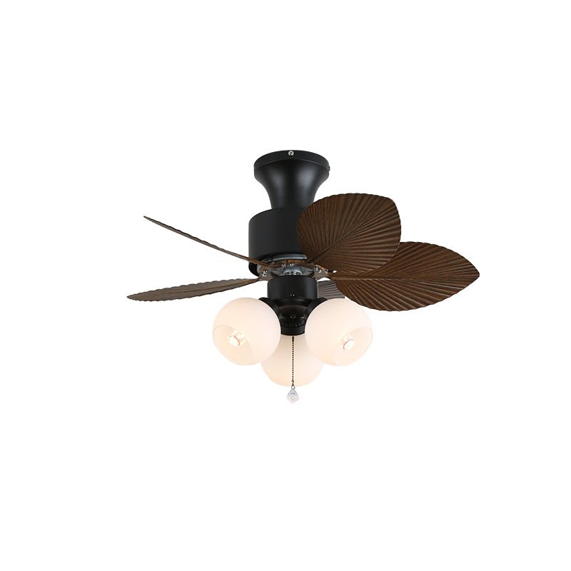 Liora Tropical Glass Ceiling Fan Light - Blowlighting