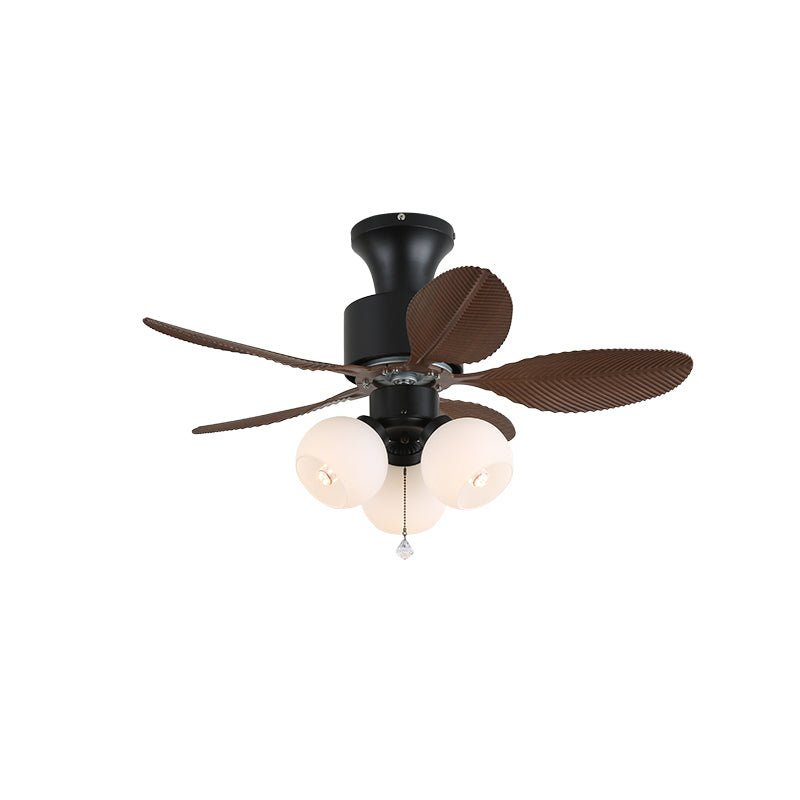 Liora Tropical Glass Ceiling Fan Light - Blowlighting