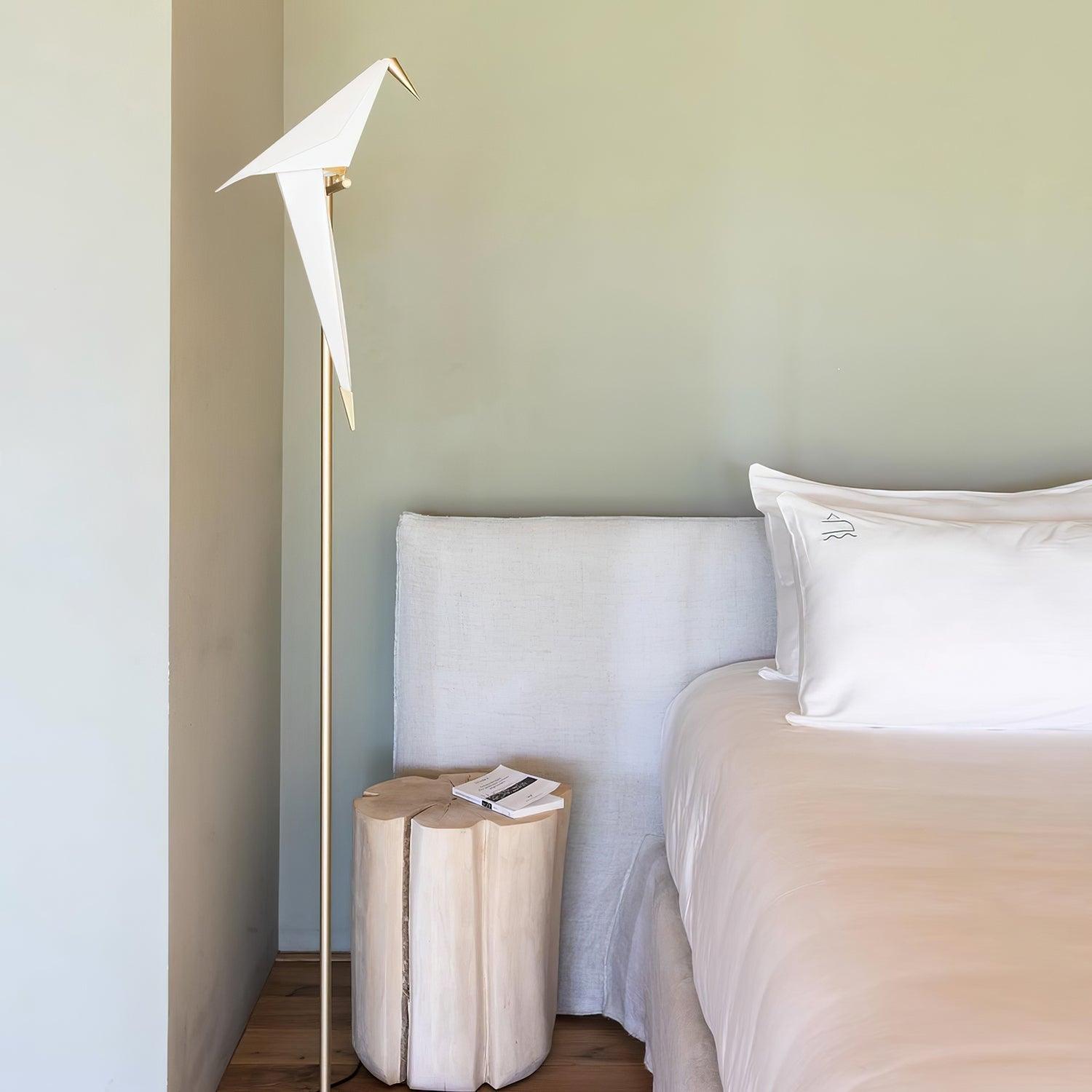 Paper Crane Bird Floor Lamp - Blowlighting