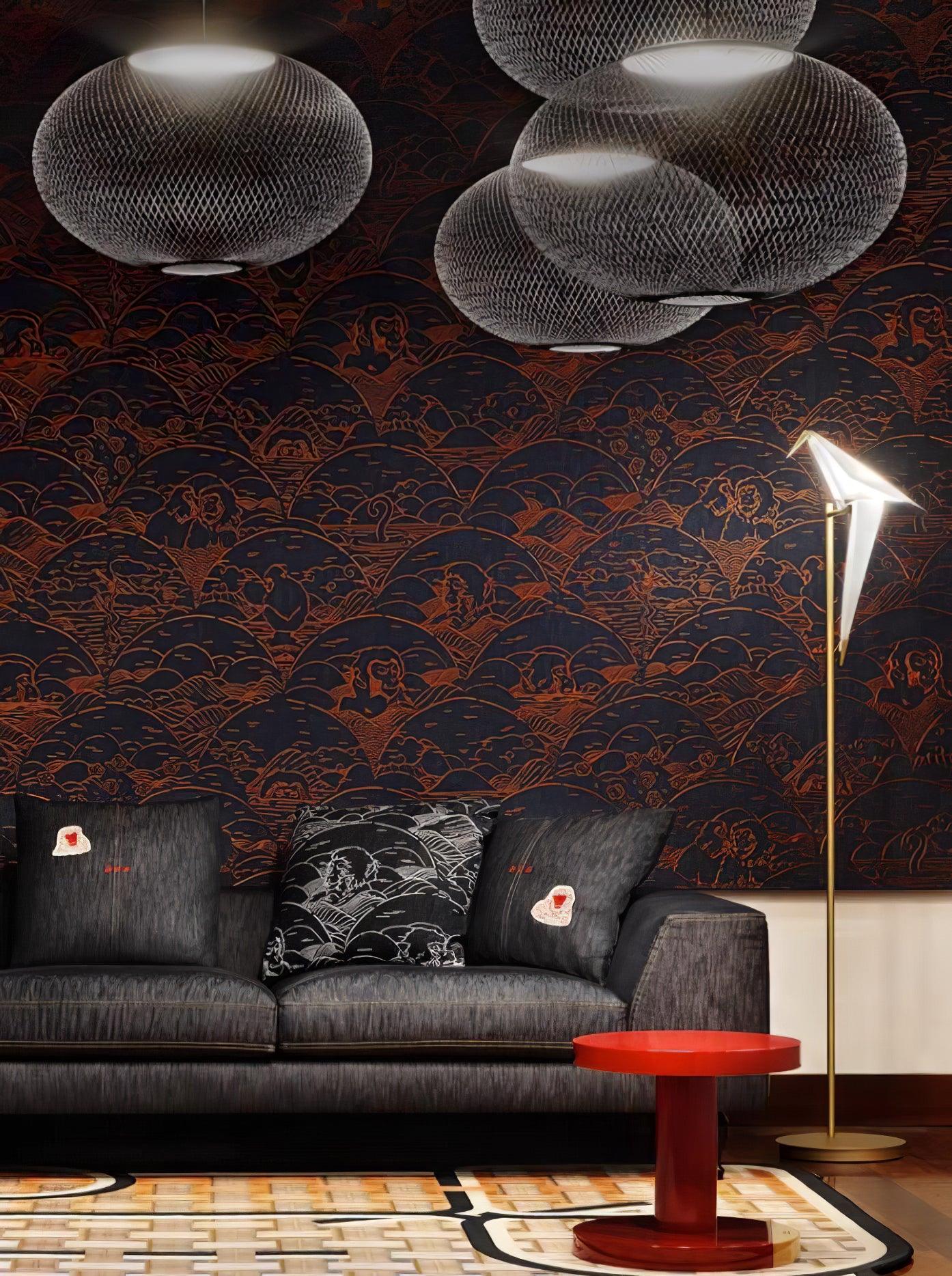 Paper Crane Bird Floor Lamp - Blowlighting