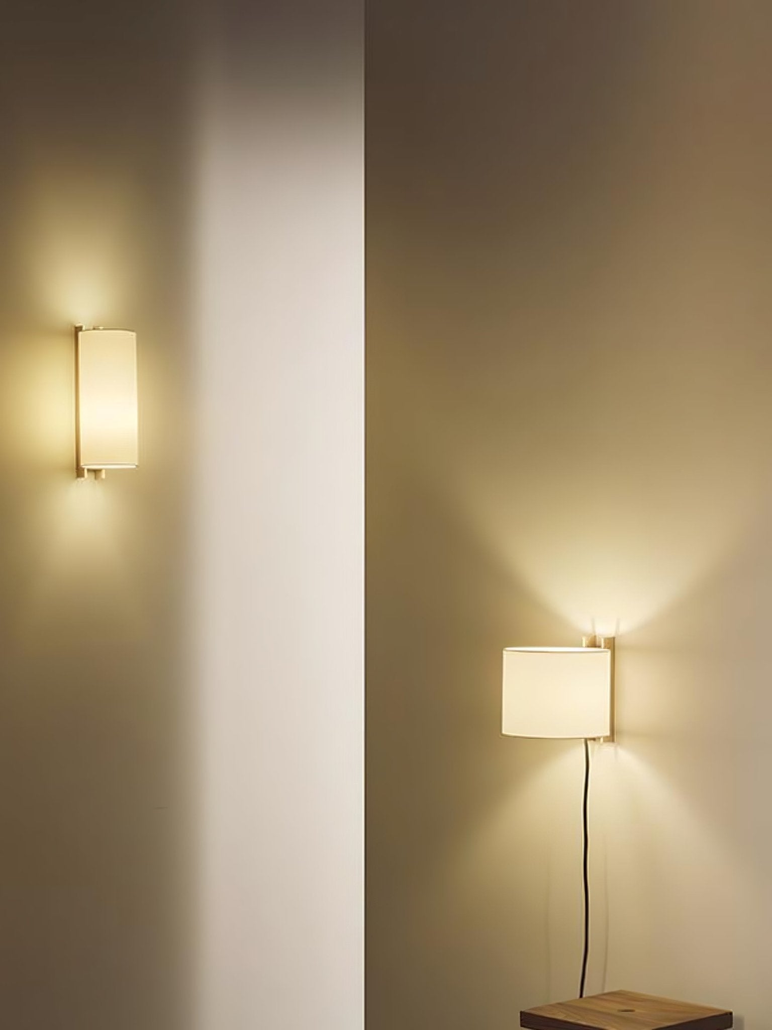 Aura Minimalist Fabric Wall Light - Blowlighting
