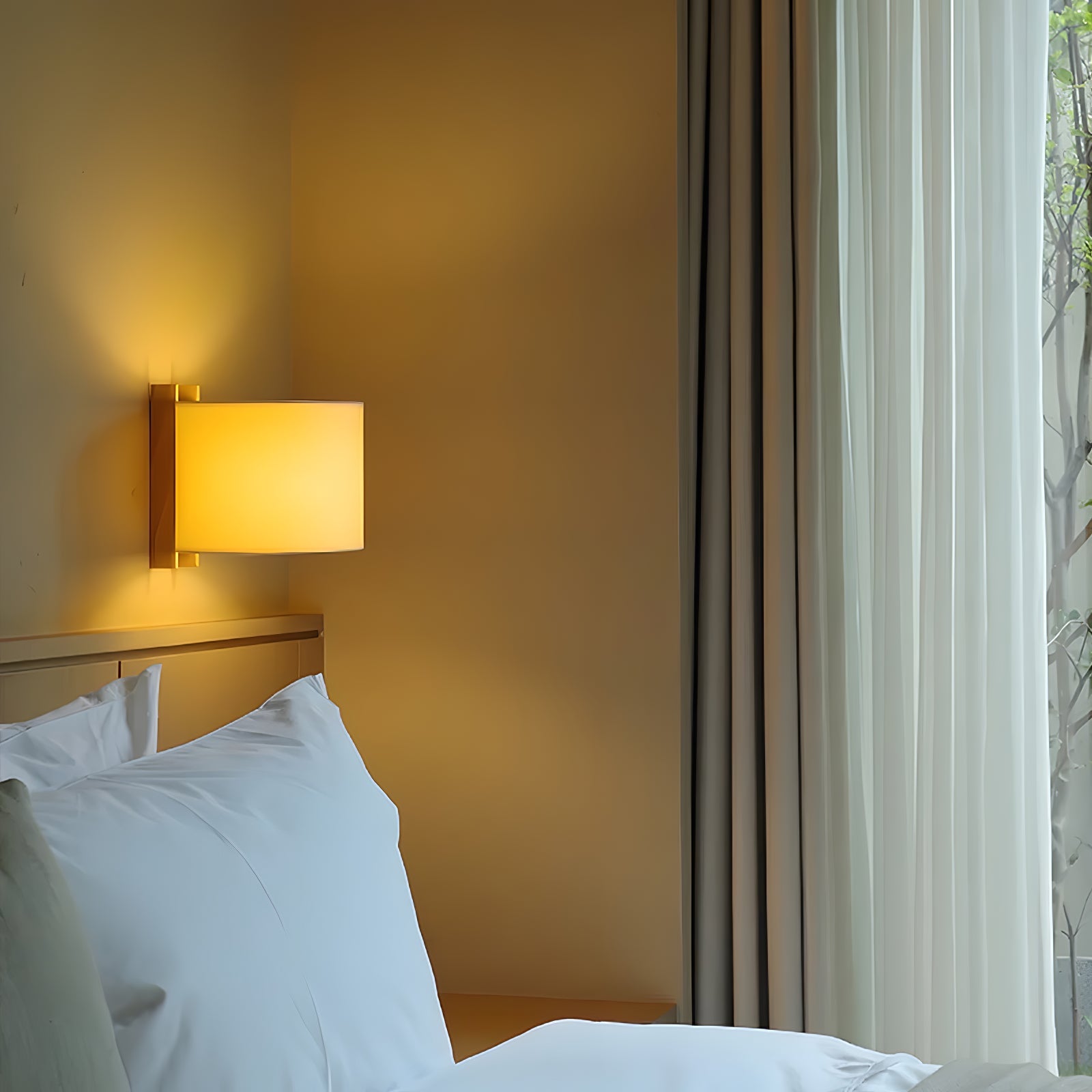 Aura Minimalist Fabric Wall Light - Blowlighting