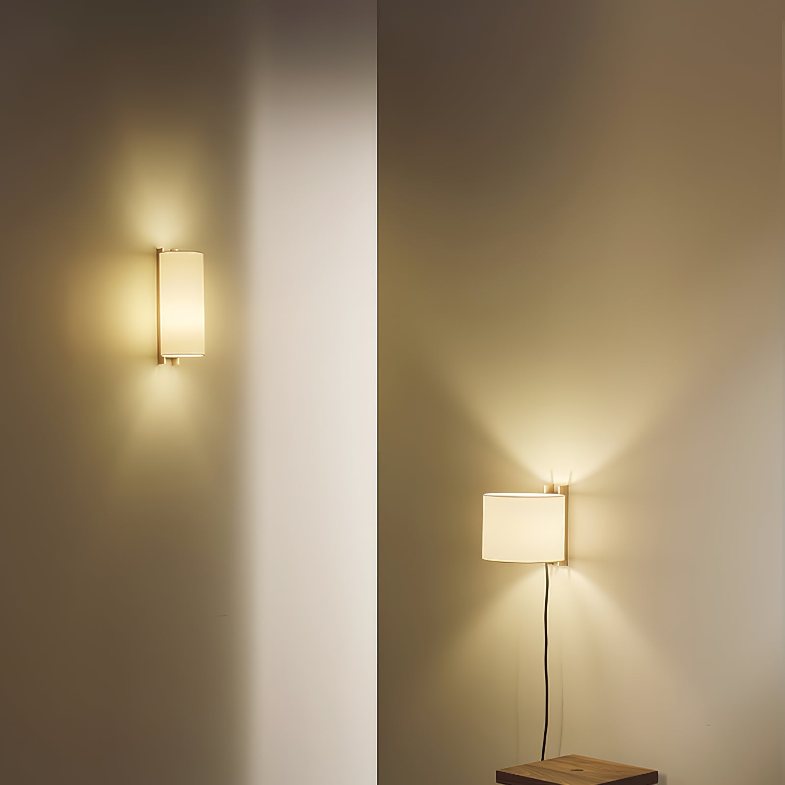Aura Minimalist Fabric Wall Light - Blowlighting