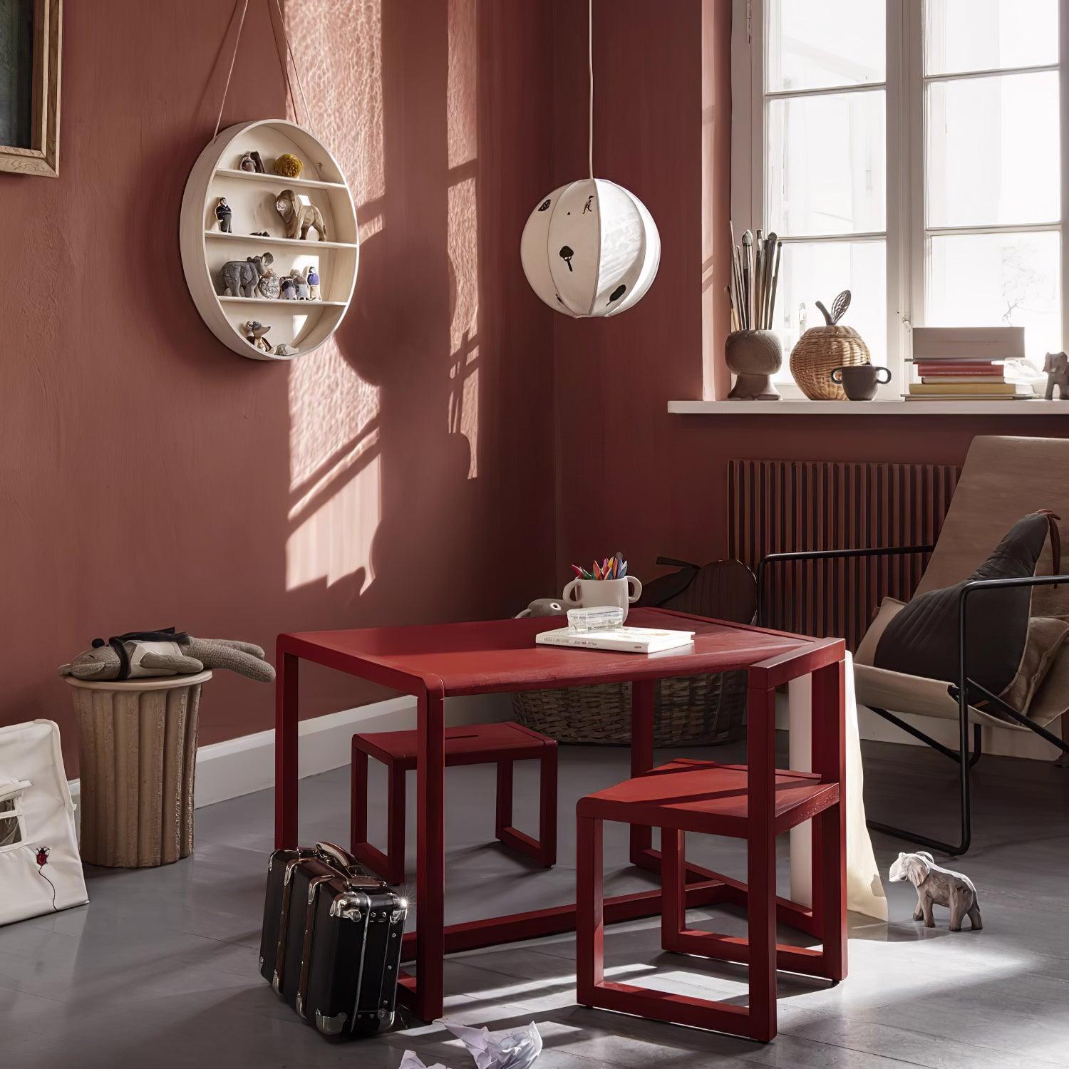 Park Embroidered Textile Pendant Lamp - Blowlighting