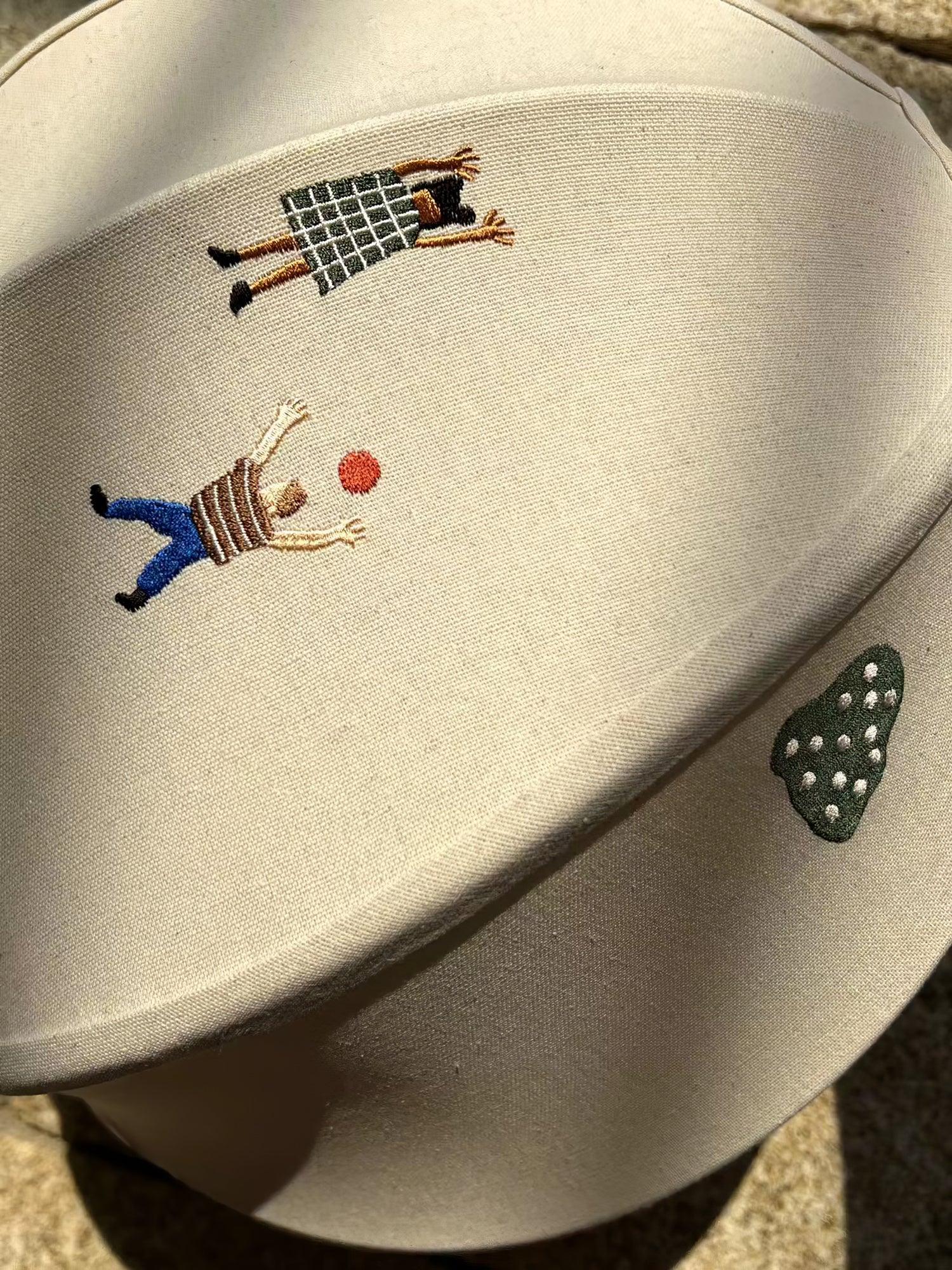 Park Embroidered Textile Pendant Lamp - Blowlighting