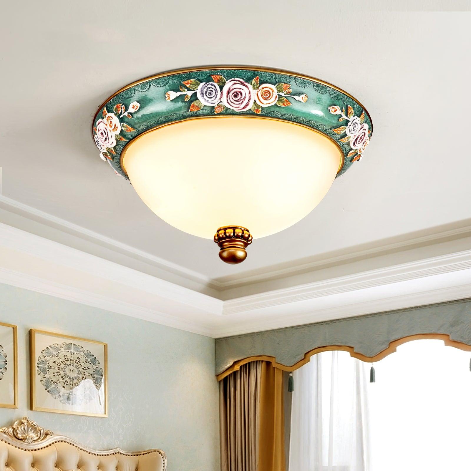 Pastoral Bowl Ceiling Light - Blowlighting