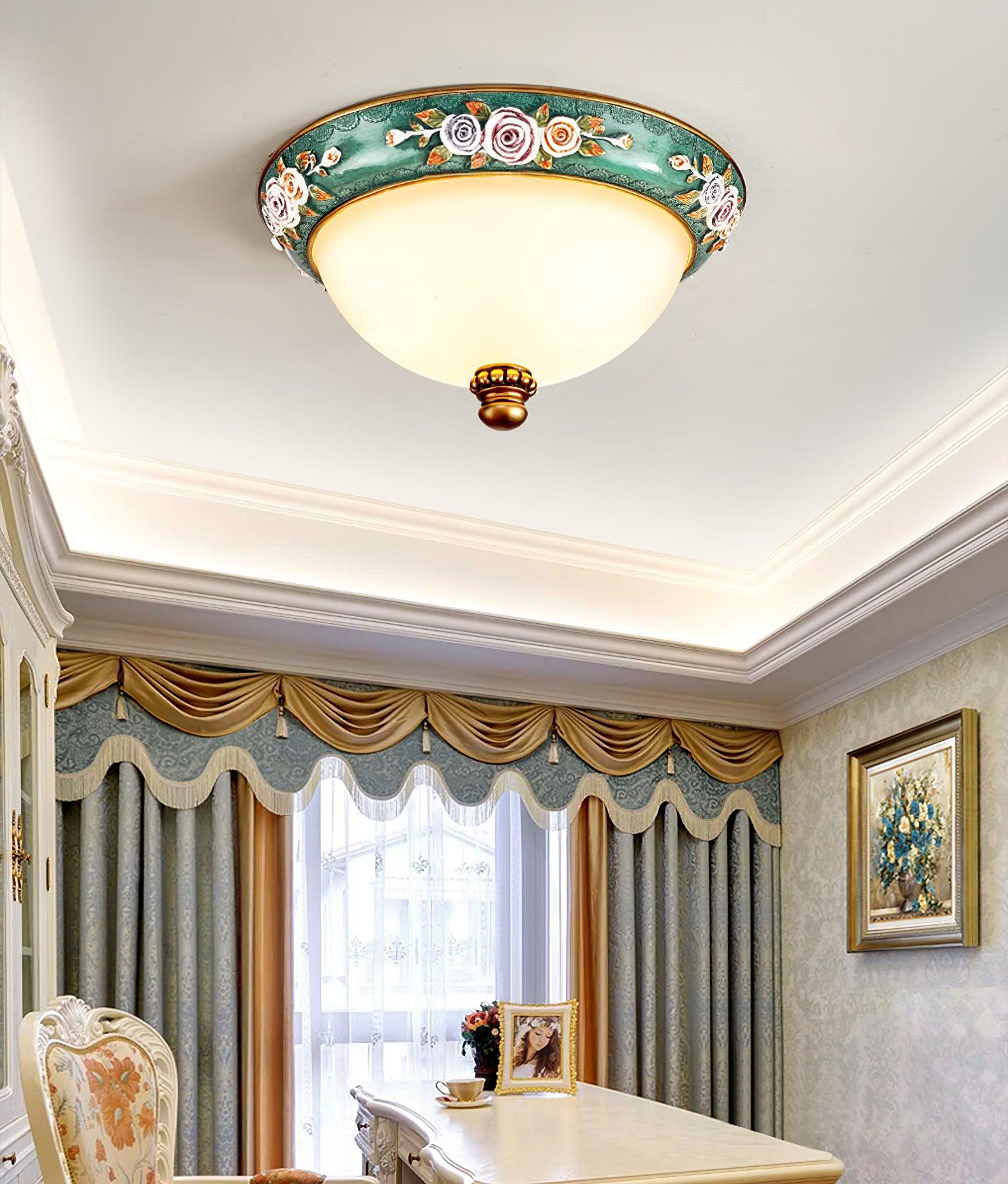 Pastoral Bowl Ceiling Light - Blowlighting