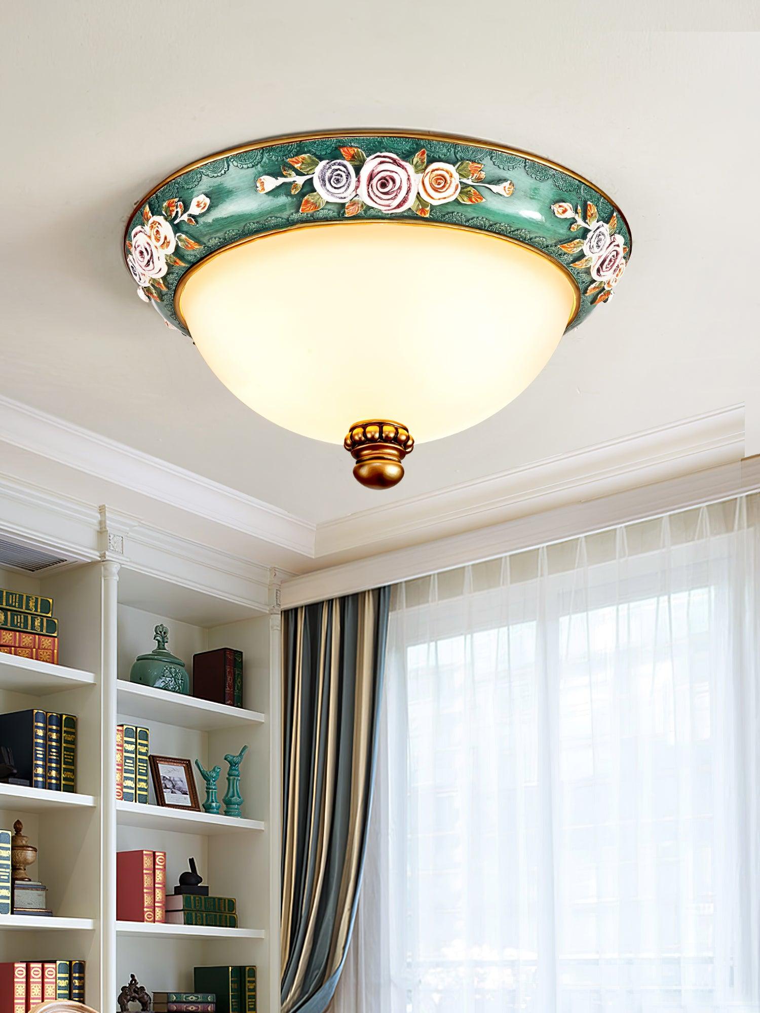 Pastoral Bowl Ceiling Light - Blowlighting