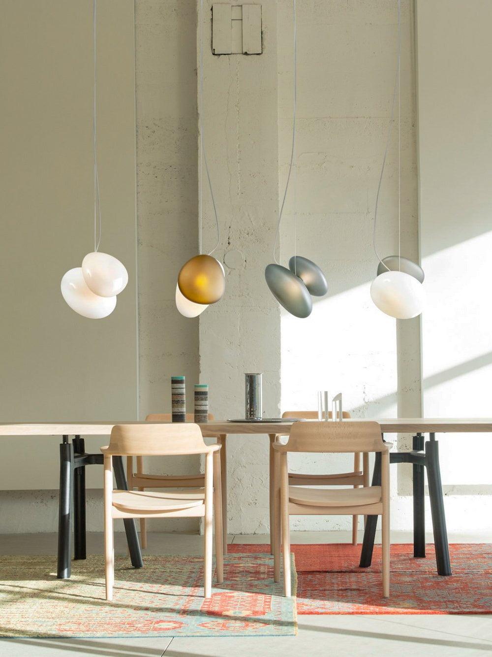 Translucent Frosted Glass Pendant Light - Blowlighting