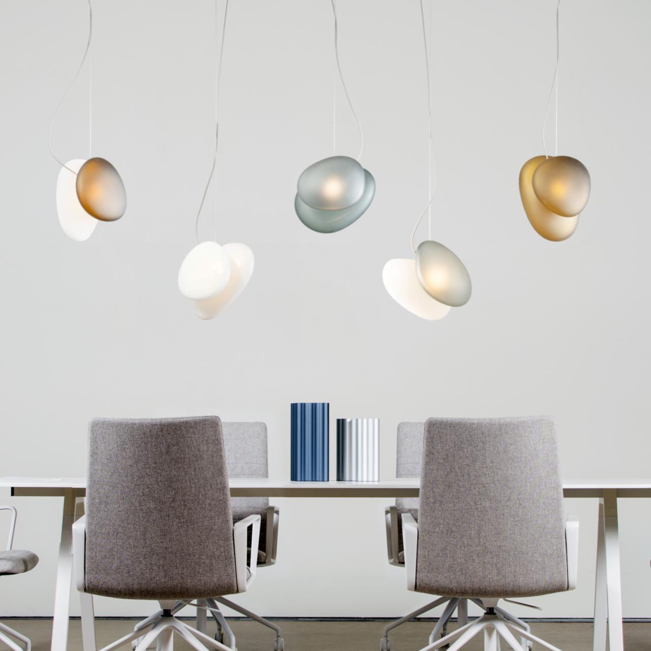 Translucent Frosted Glass Pendant Light - Blowlighting
