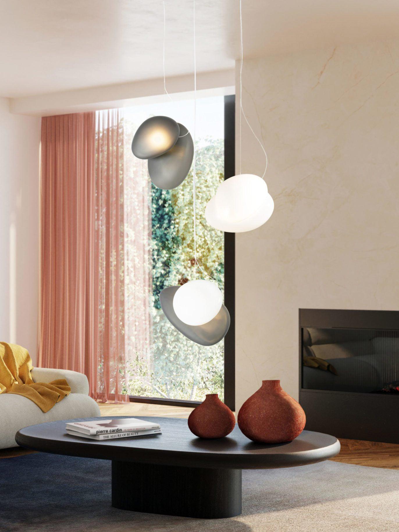 Translucent Frosted Glass Pendant Light - Blowlighting