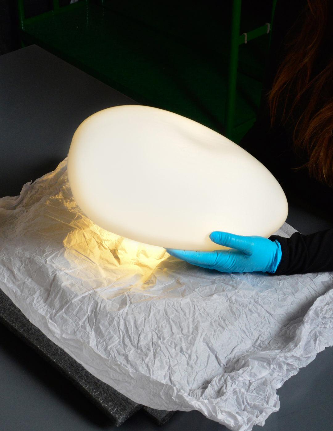 Translucent Frosted Glass Pendant Light - Blowlighting