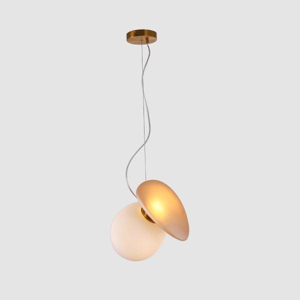 Translucent Frosted Glass Pendant Light - Blowlighting