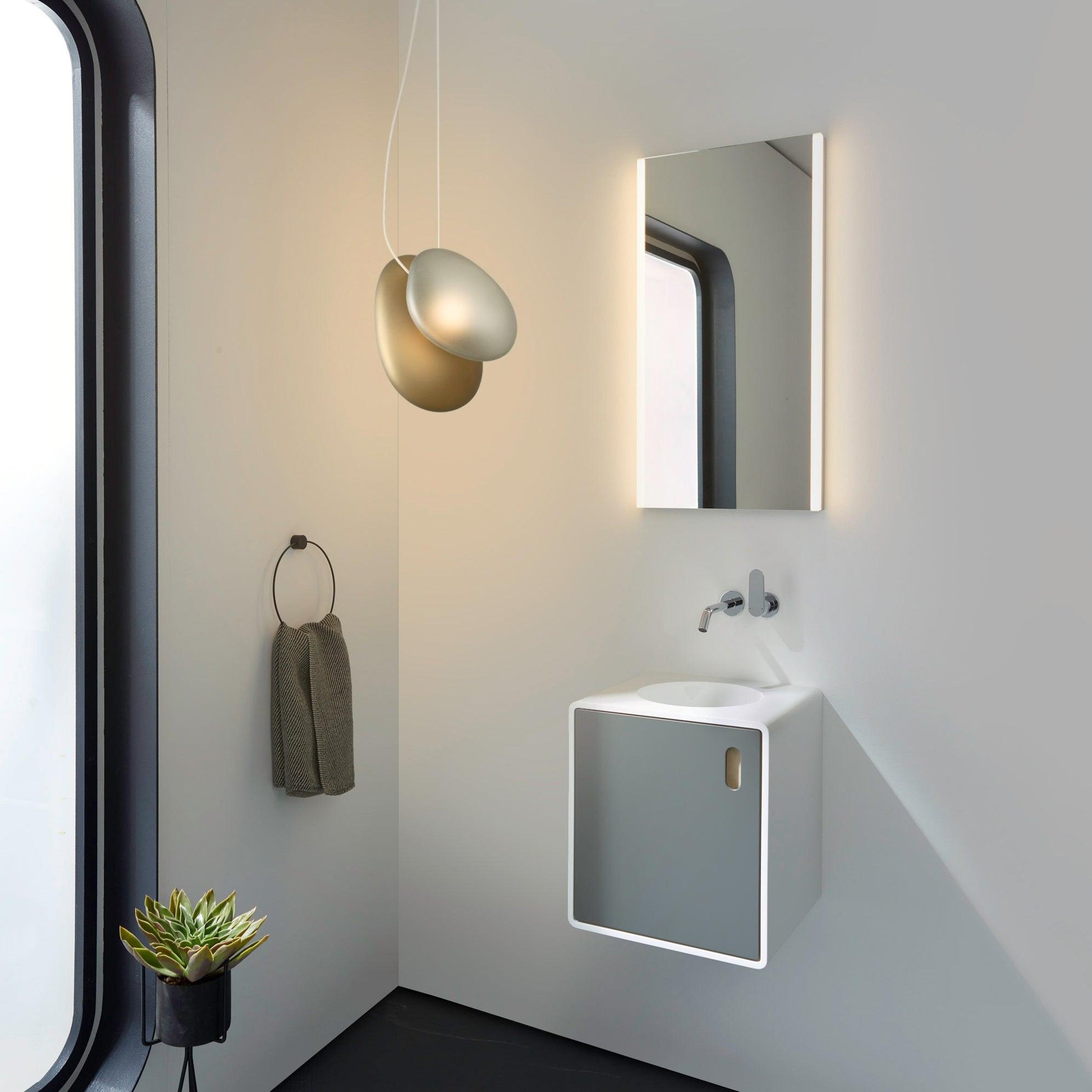 Translucent Frosted Glass Pendant Light - Blowlighting