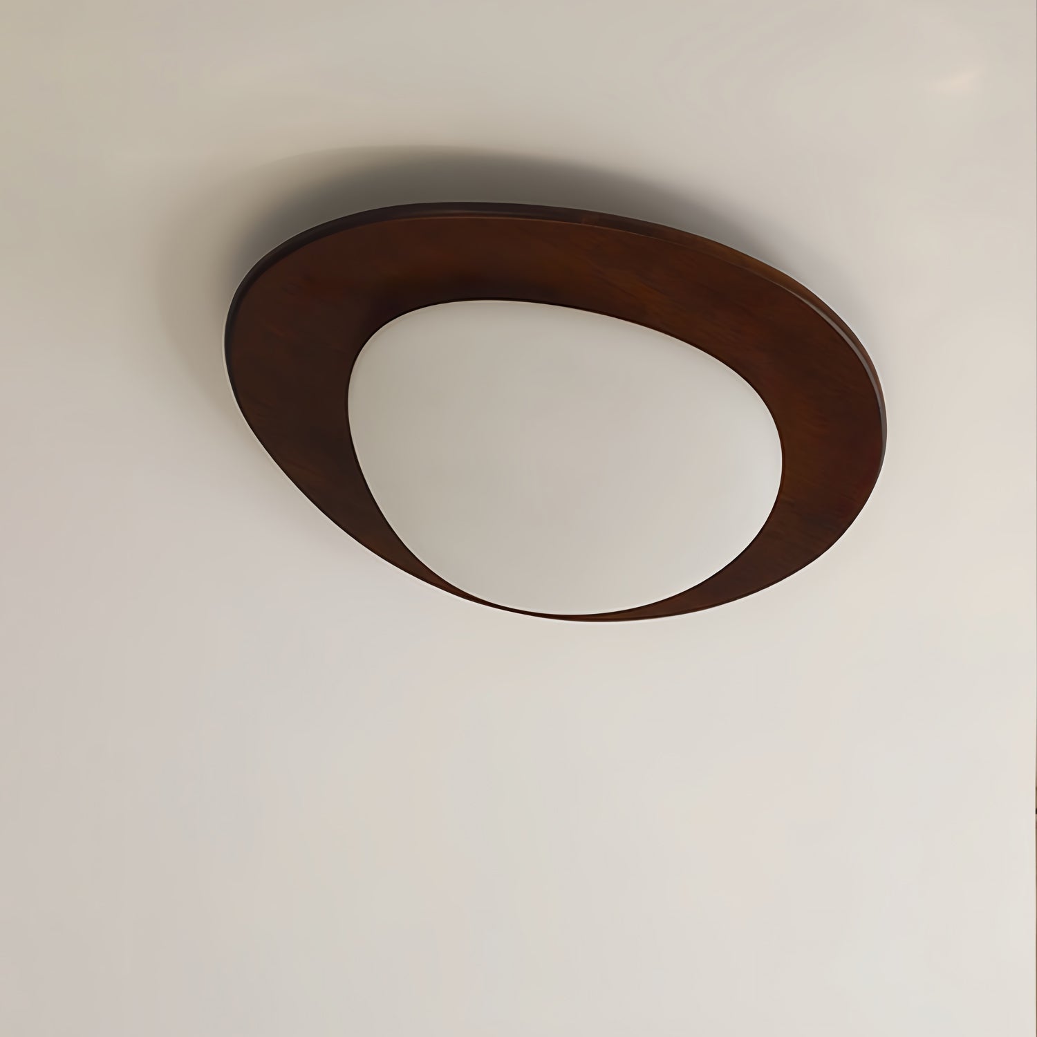 Pebble Wooden Ceiling Light - Blowlighting