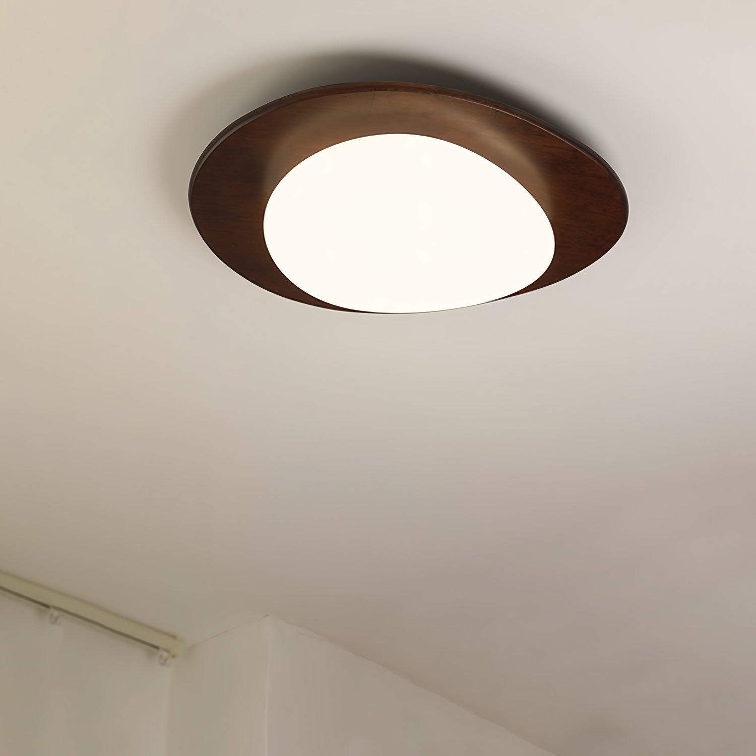 Pebble Wooden Ceiling Light - Blowlighting