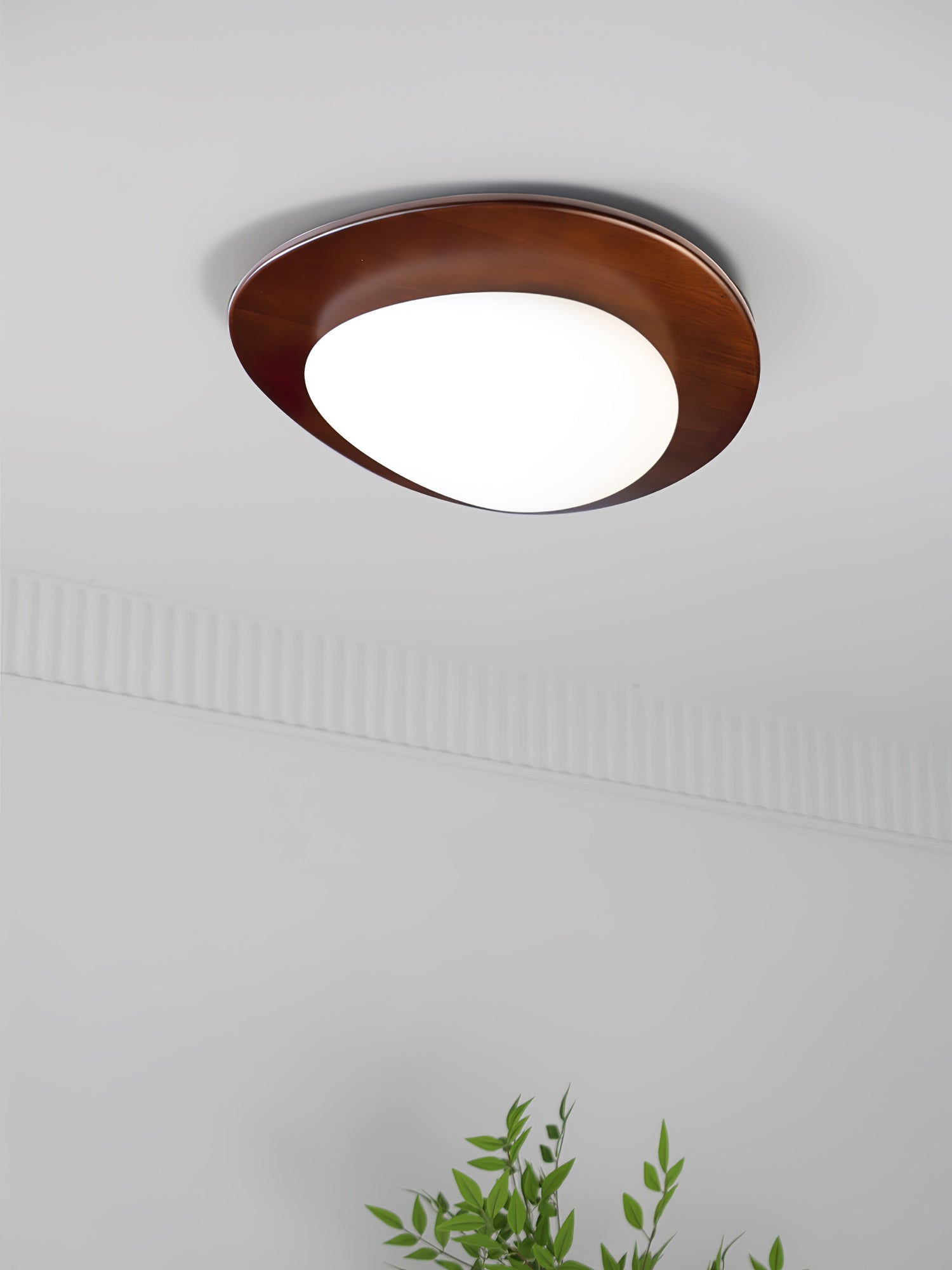 Pebble Wooden Ceiling Light - Blowlighting