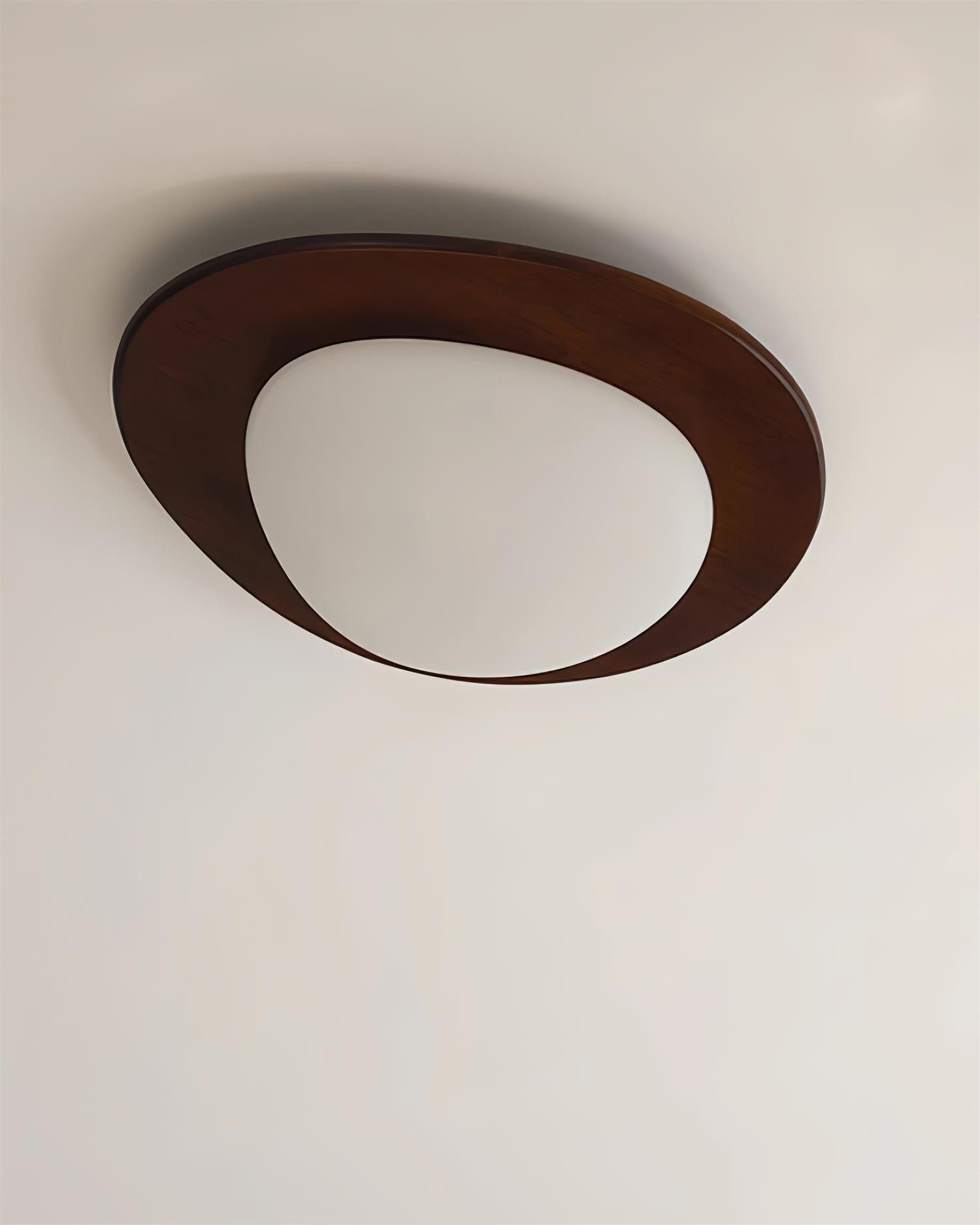 Pebble Wooden Ceiling Light - Blowlighting