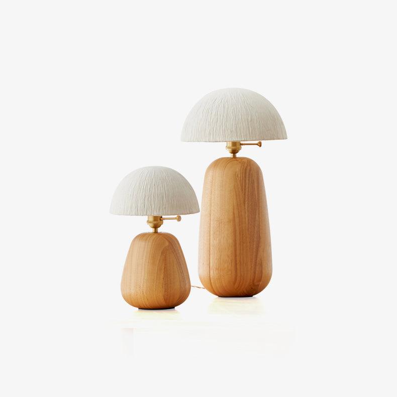 Percy Oak Table Lamp - Blowlighting