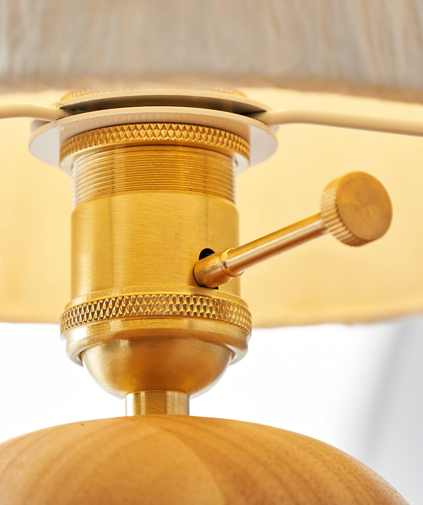 Percy Oak Table Lamp - Blowlighting