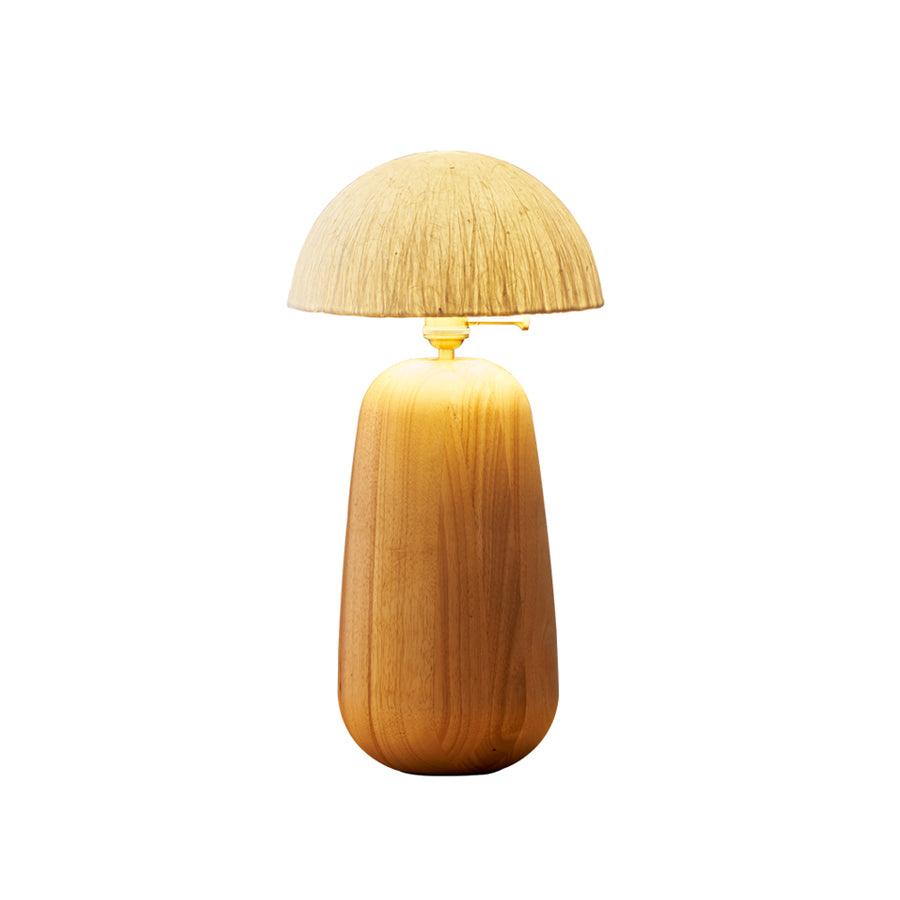 Percy Oak Table Lamp - Blowlighting