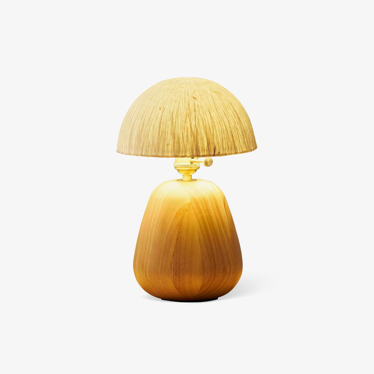Percy Oak Table Lamp - Blowlighting