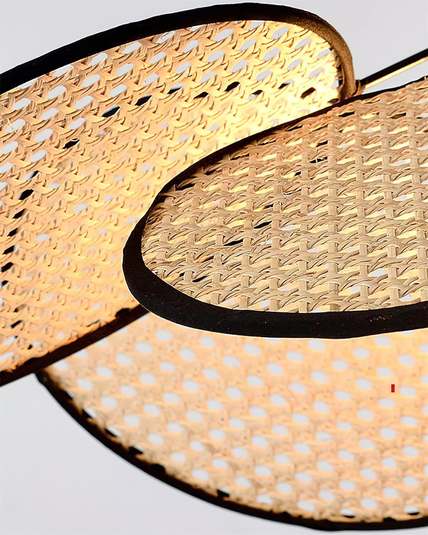 Petals Rattan Pendant Lamp - Blowlighting