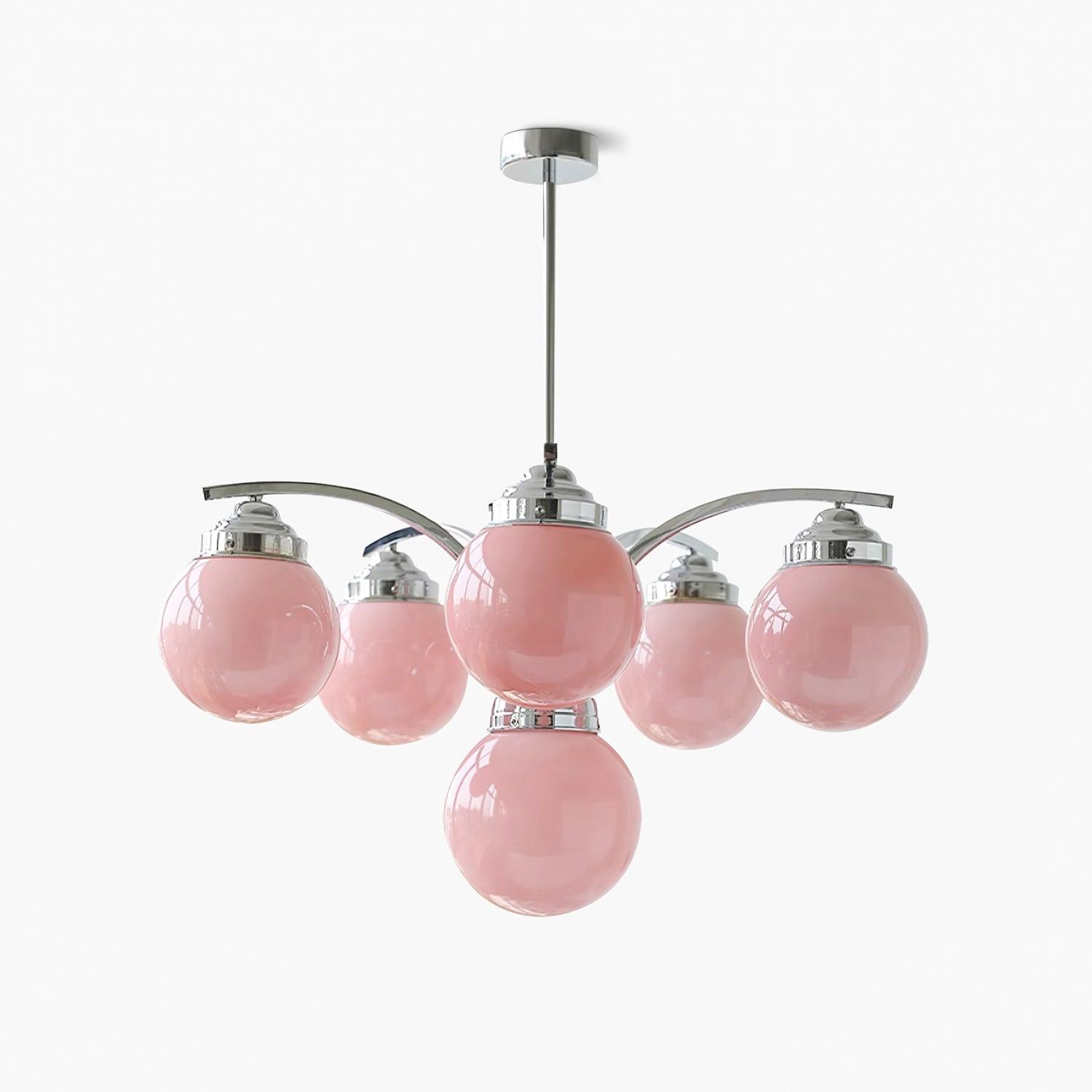 Pink Salamanca Chandelier - Blowlighting