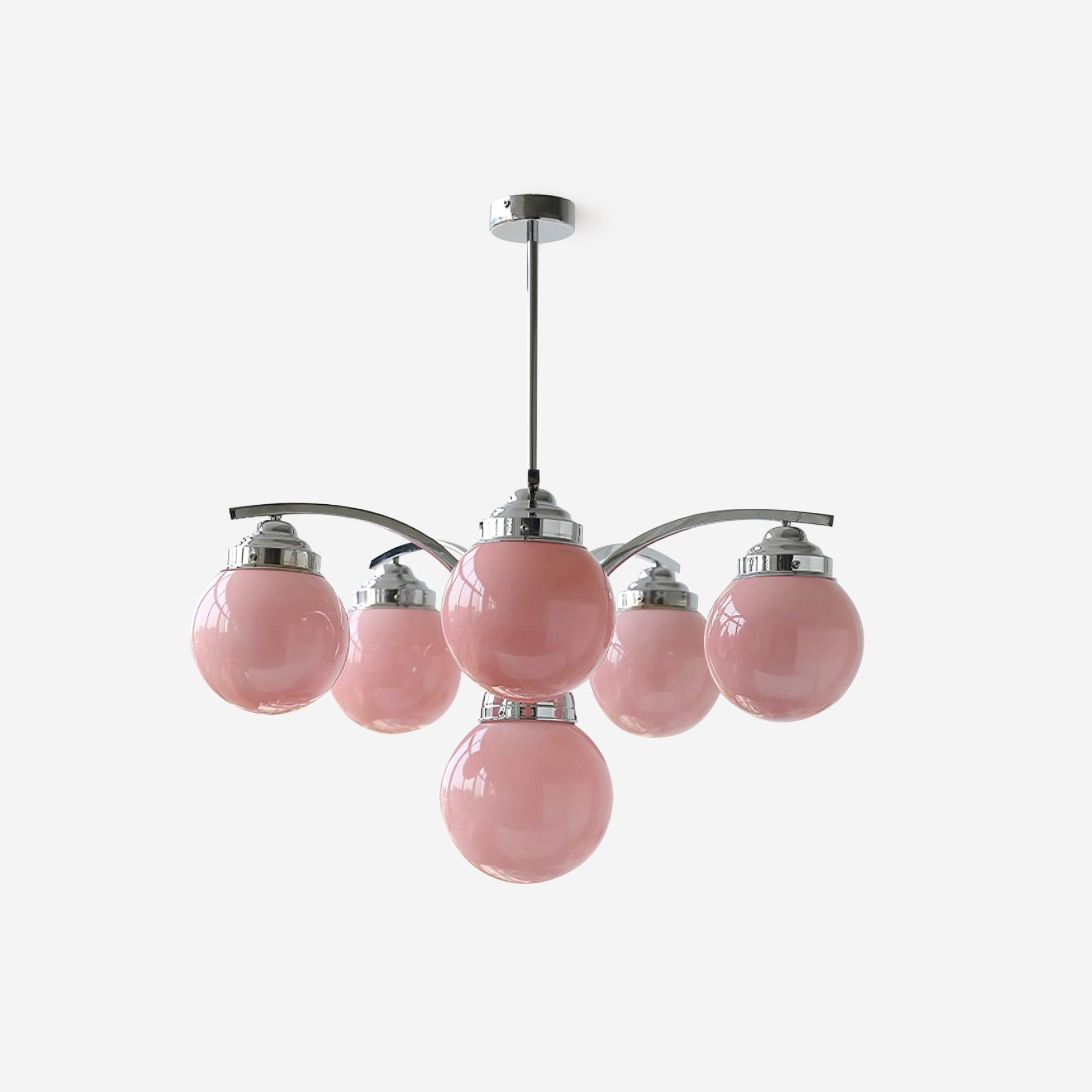 Pink Salamanca Chandelier - Blowlighting