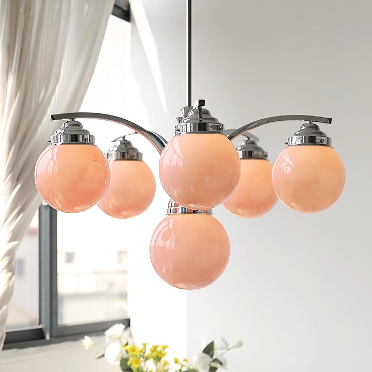 Pink Salamanca Chandelier - Blowlighting