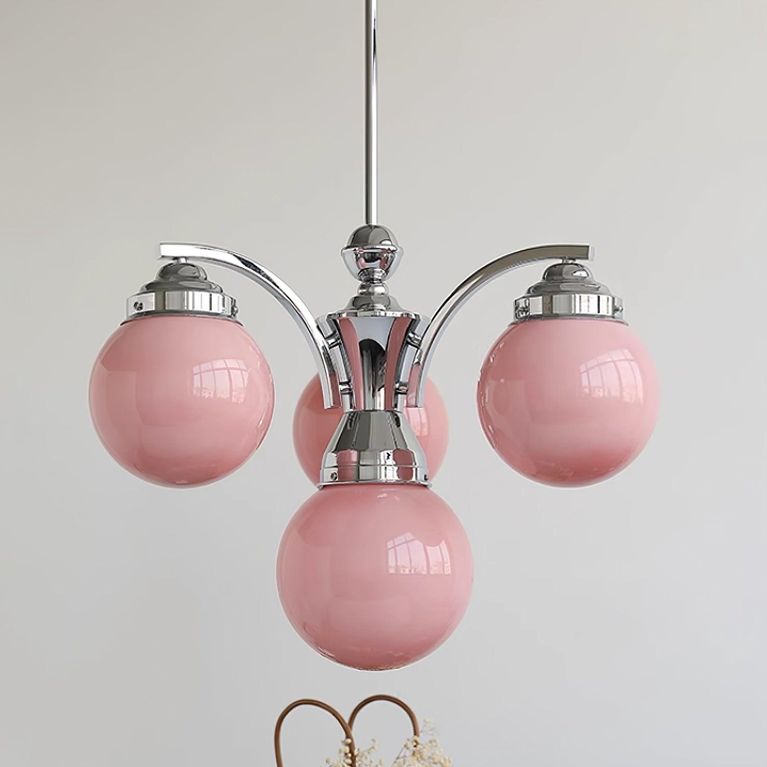 Pink Salamanca Chandelier - Blowlighting