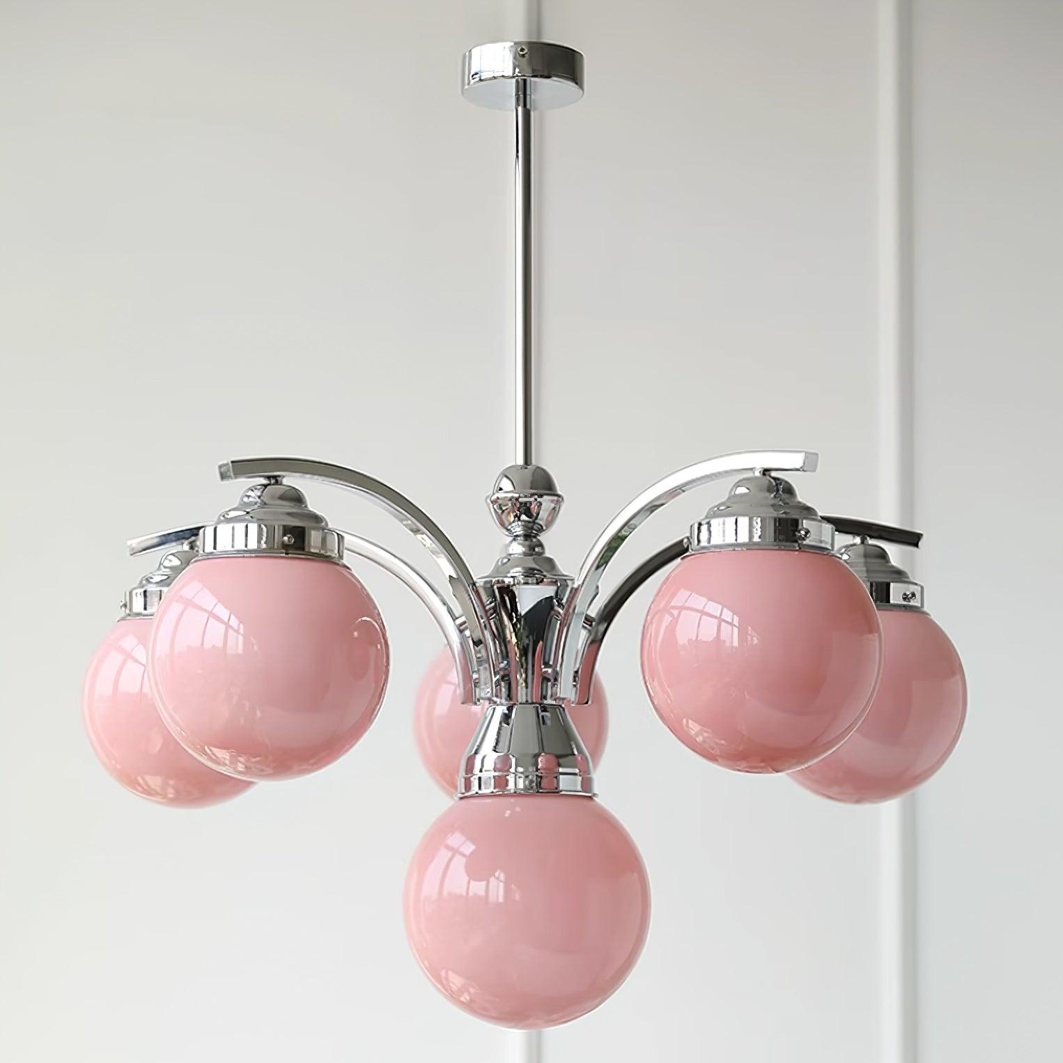 Pink Salamanca Chandelier - Blowlighting